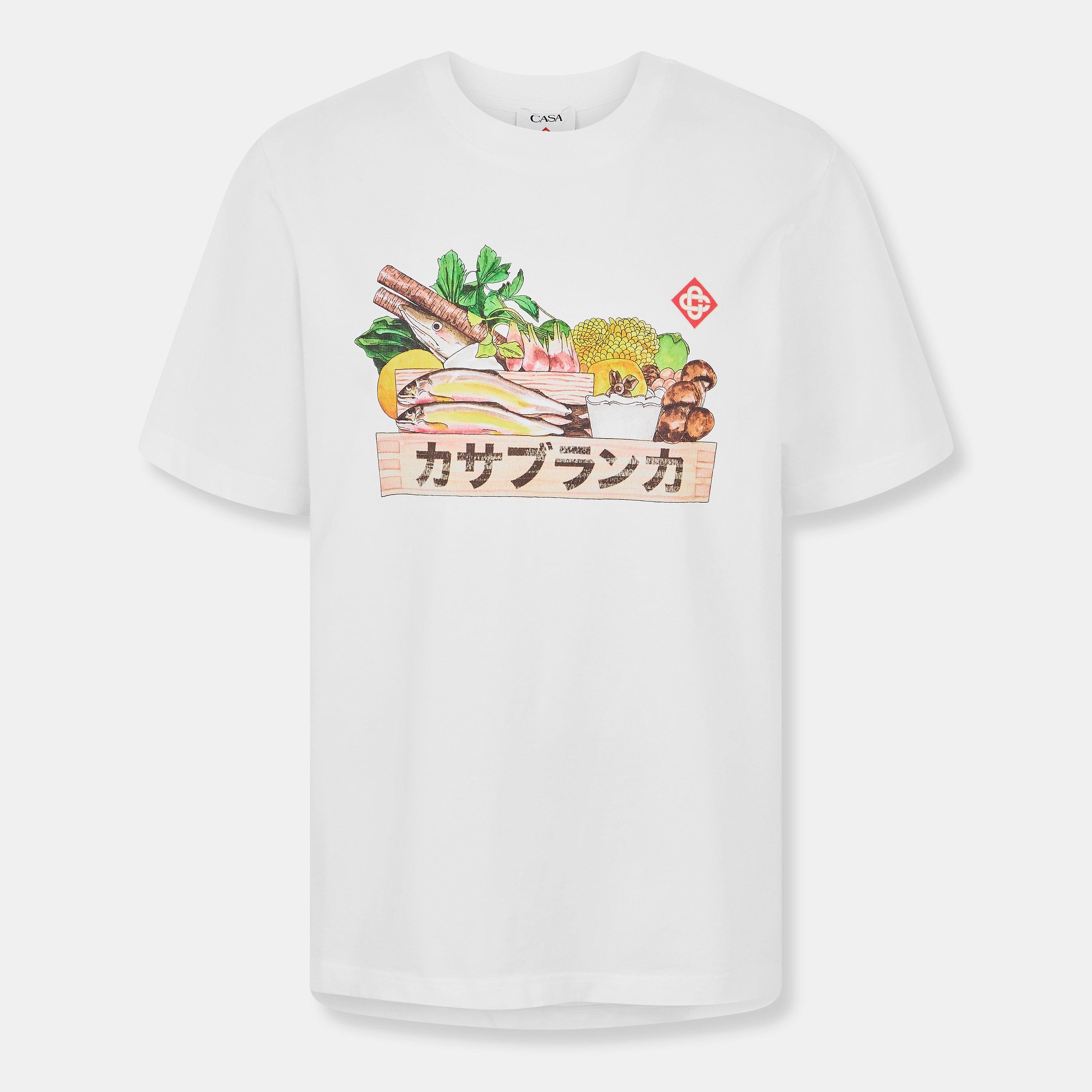 Casablanca Men's Ingredients T-Shirt - White - Small