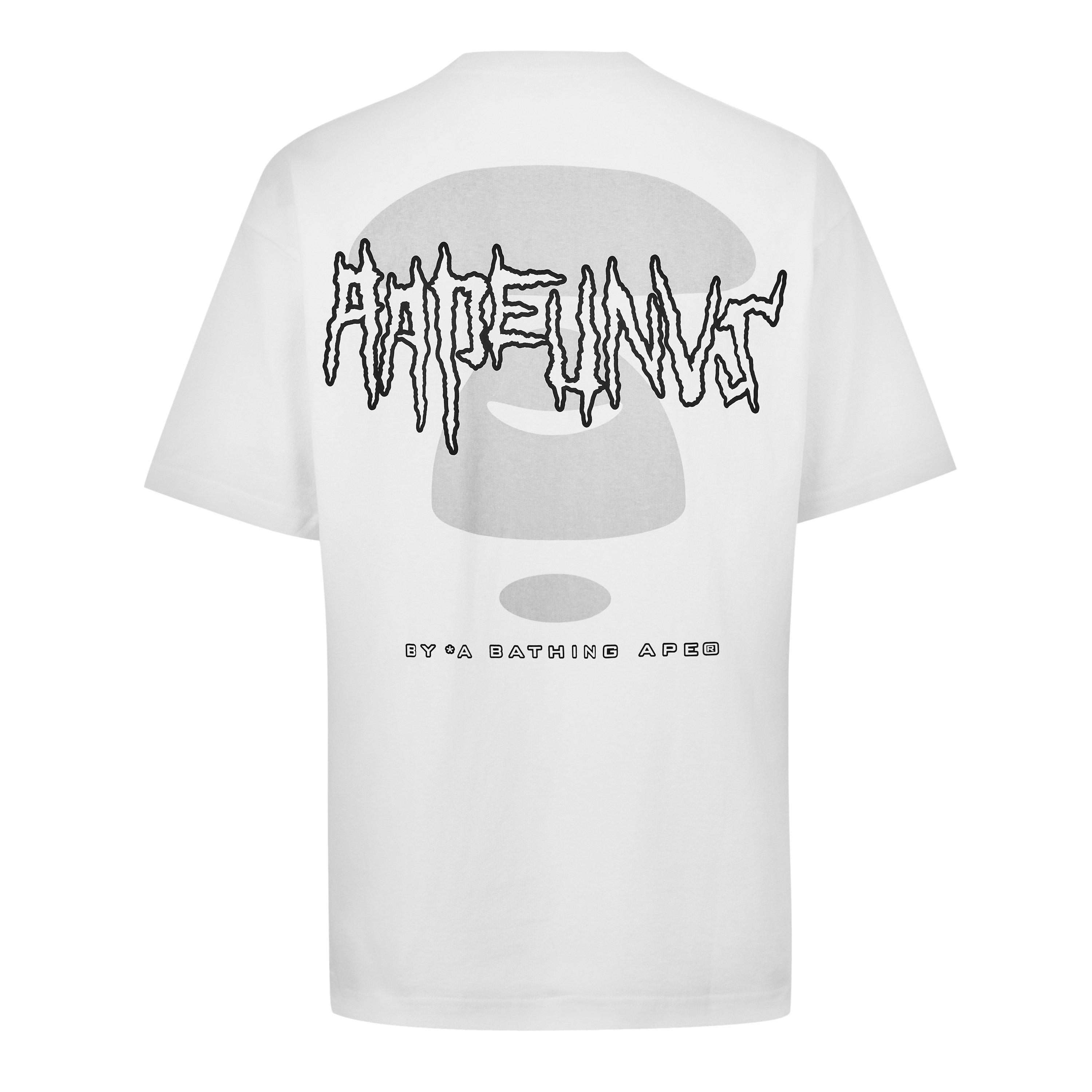 White - AAPE - Men's Oversized T-Shirt - 2