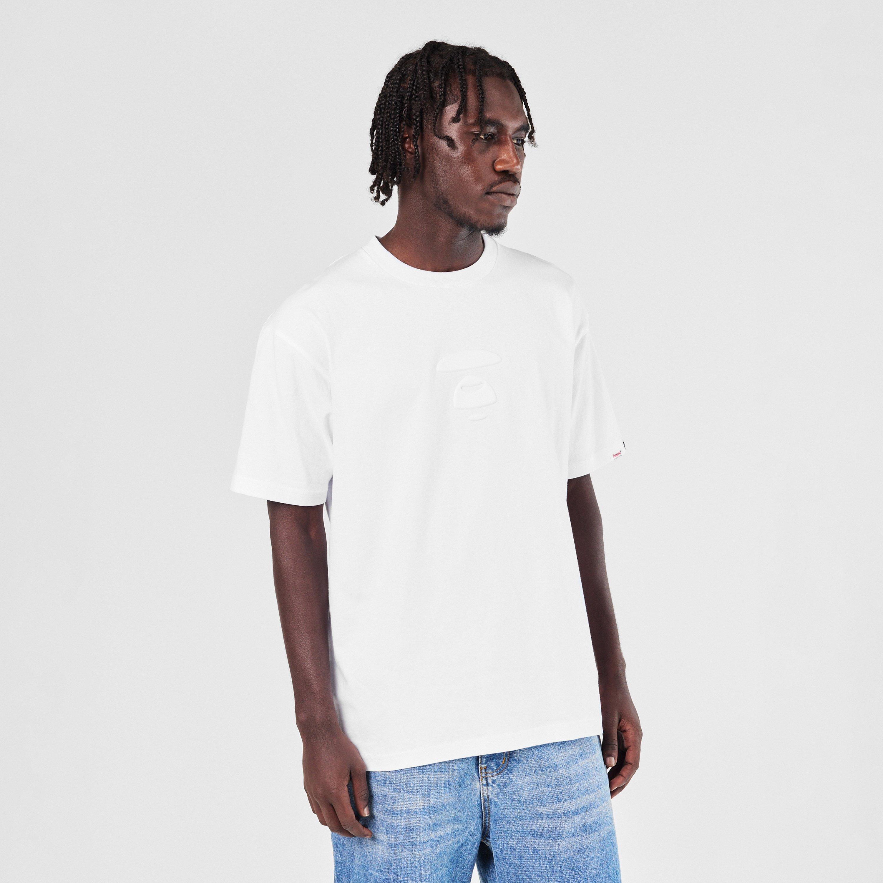 White - AAPE - Men's Oversized T-Shirt - 3