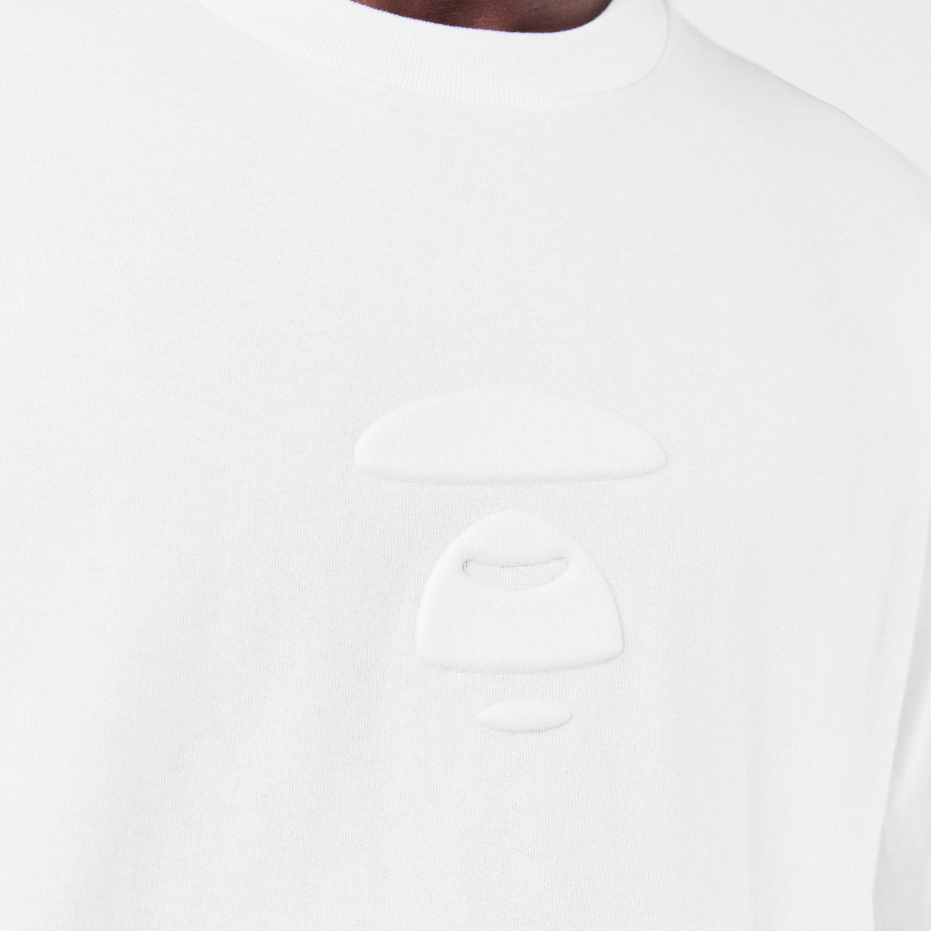 White - AAPE - Men's Oversized T-Shirt - 5