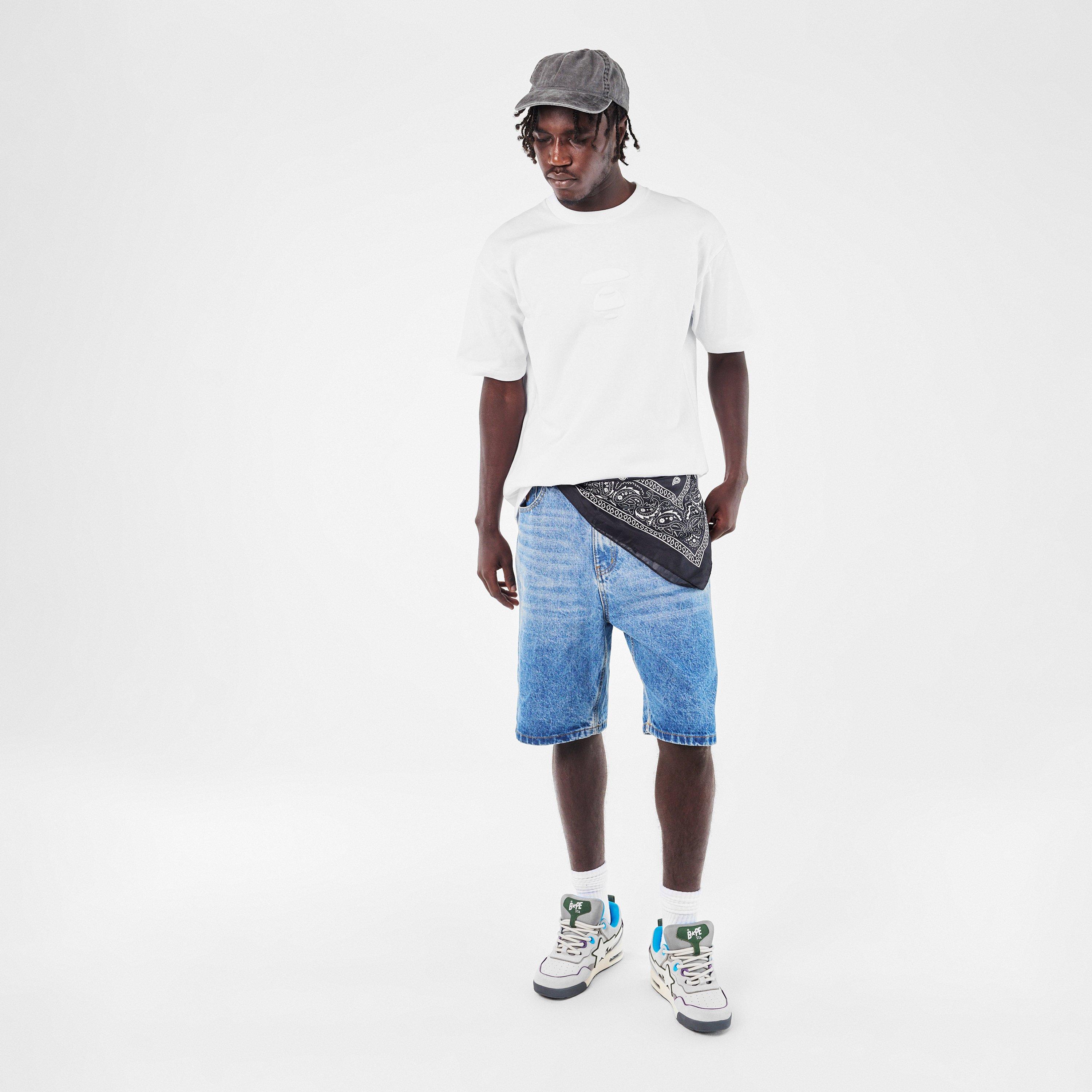 White - AAPE - Men's Oversized T-Shirt - 6