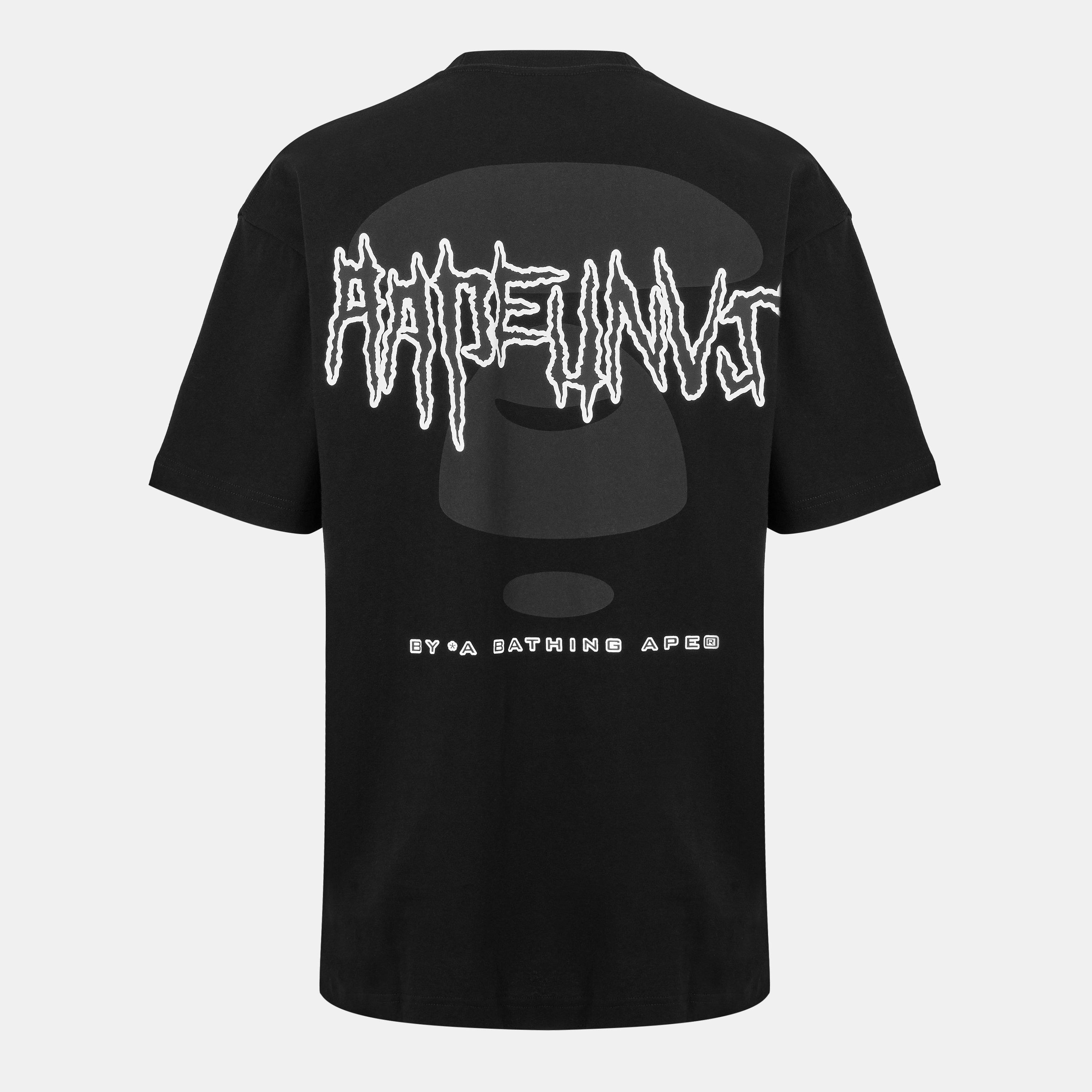 Black - AAPE - Men's Oversized T-Shirt - 2