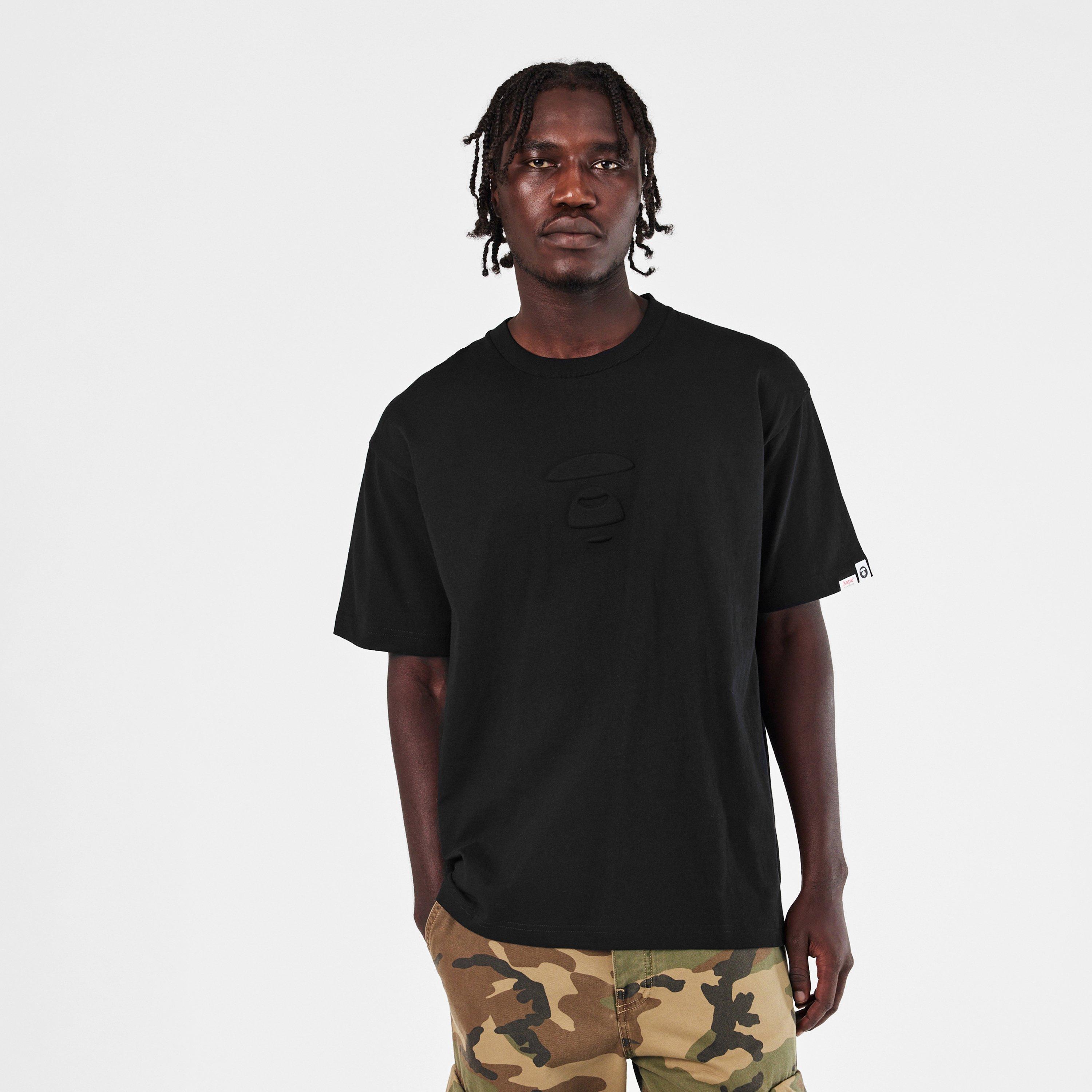Black - AAPE - Men's Oversized T-Shirt - 3