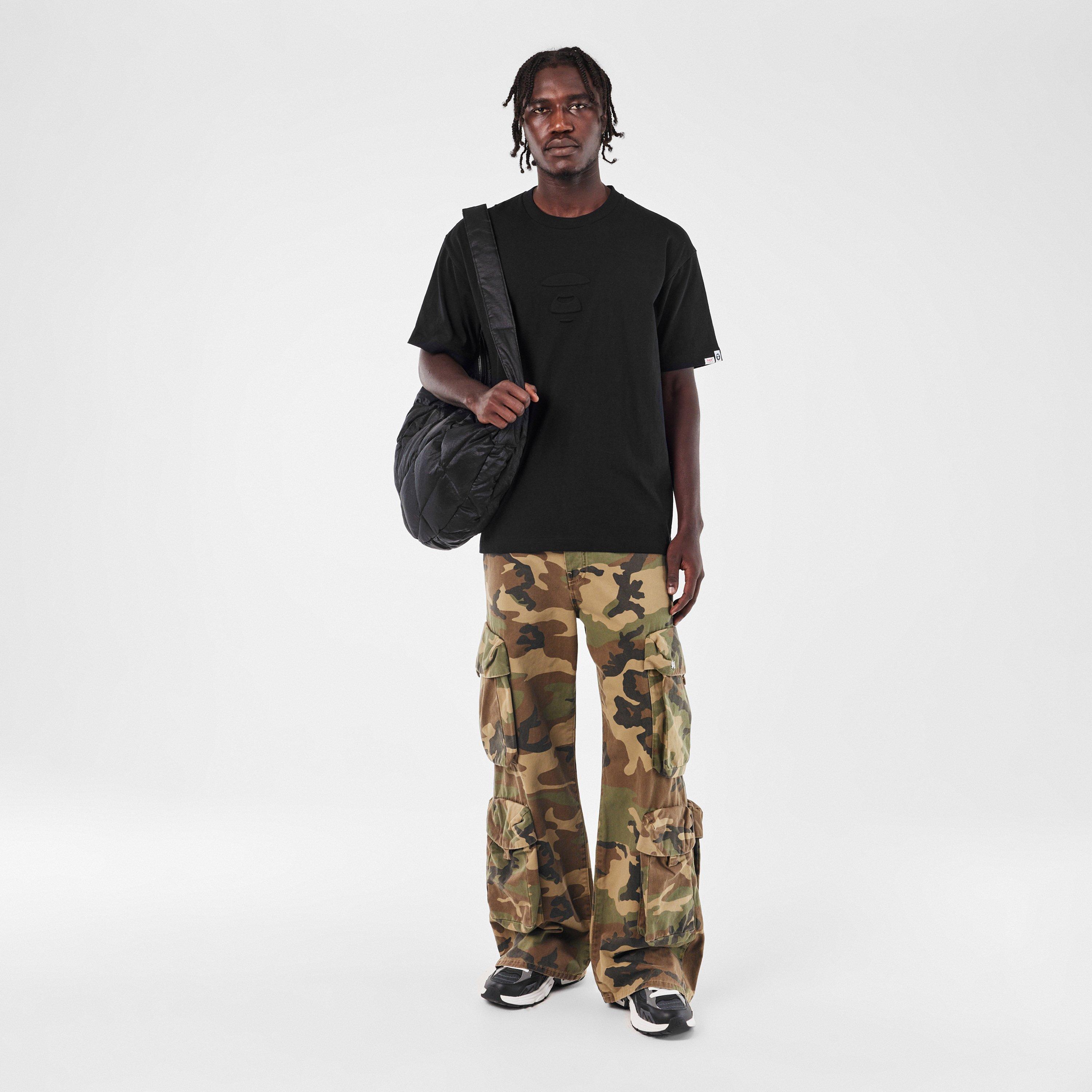 Black - AAPE - Men's Oversized T-Shirt - 6