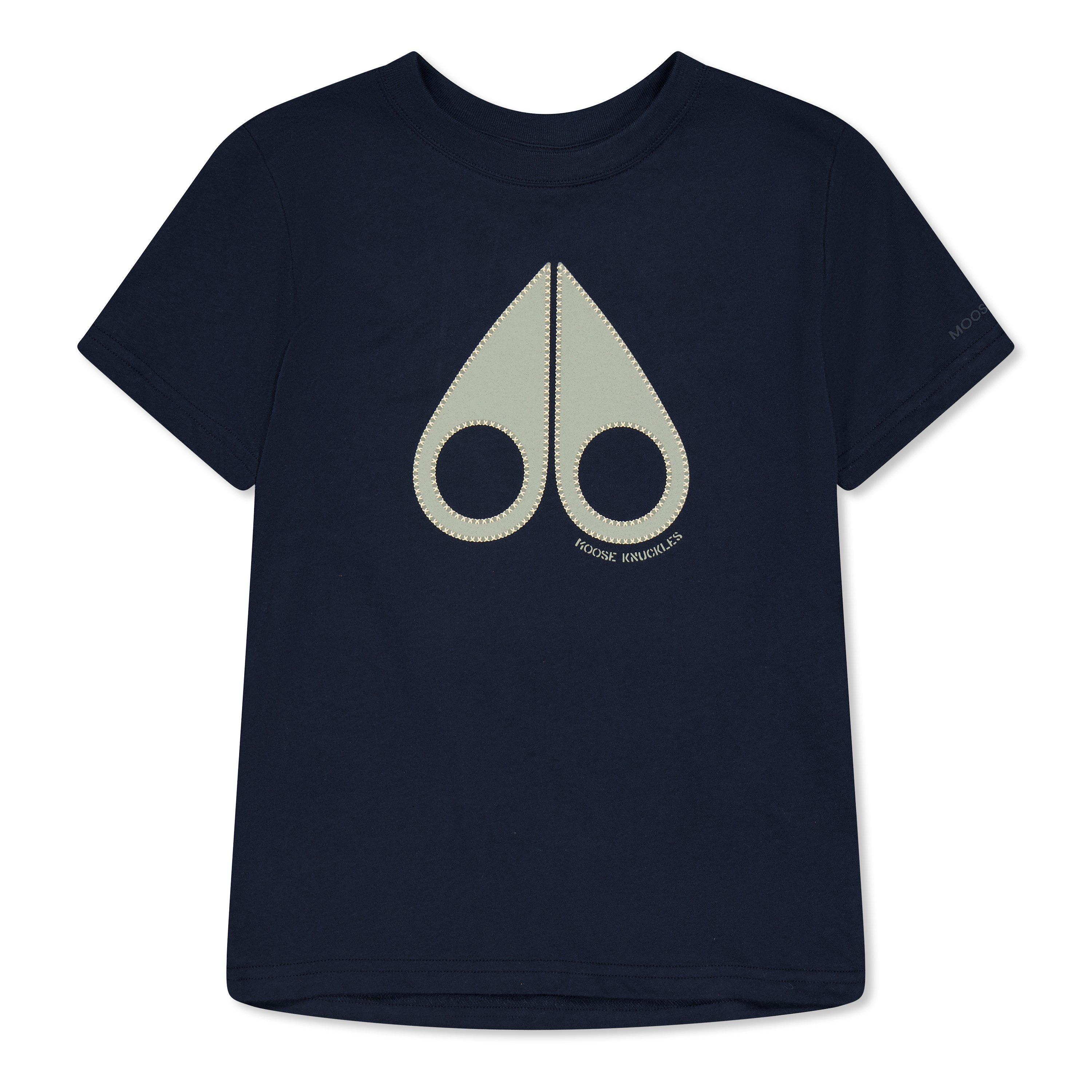 Moose Knuckles Kids' T-Shirt - Navy 833 - Size M (10-12Y)