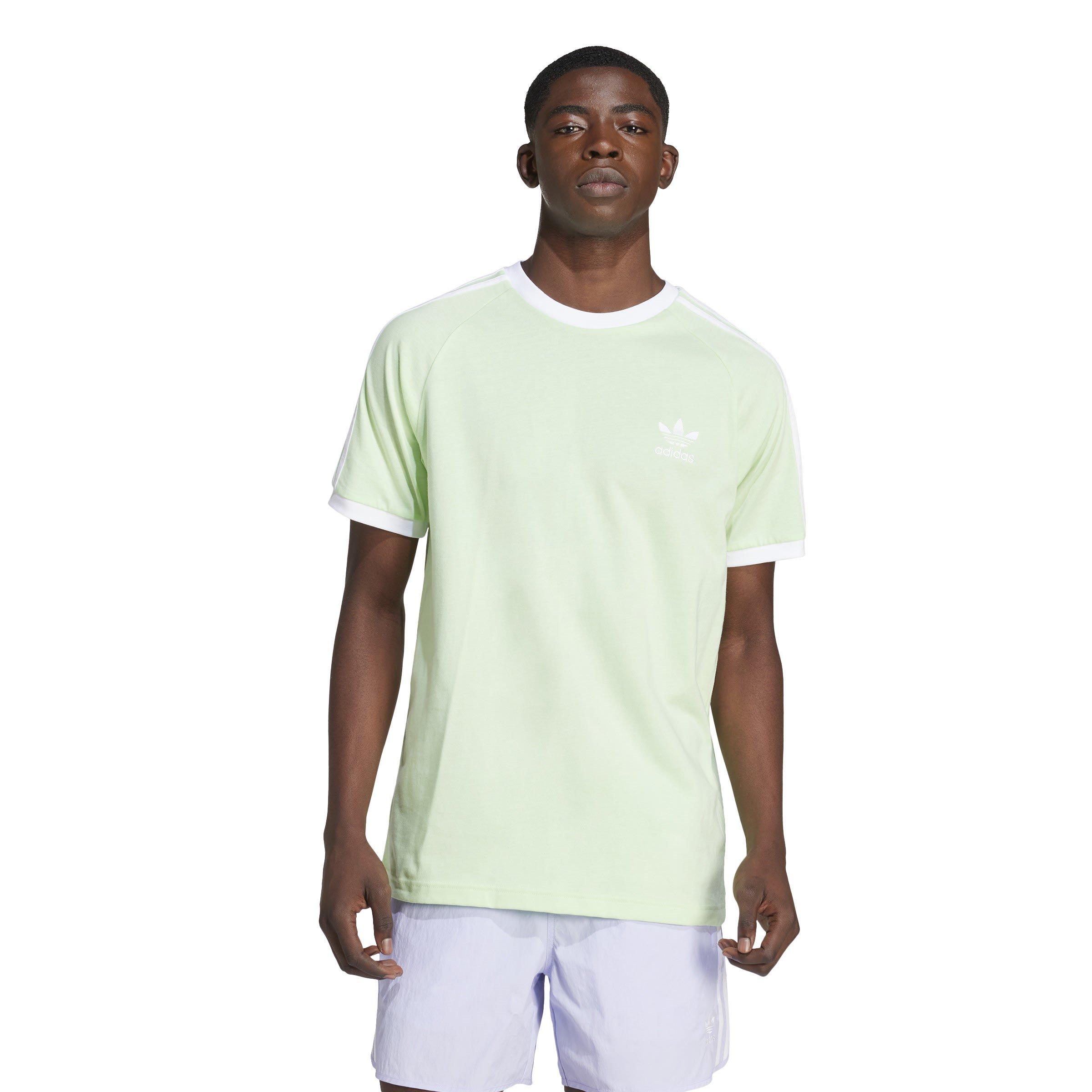Green - adidas Originals - Stripes Regular Fit T-Shirt - 2