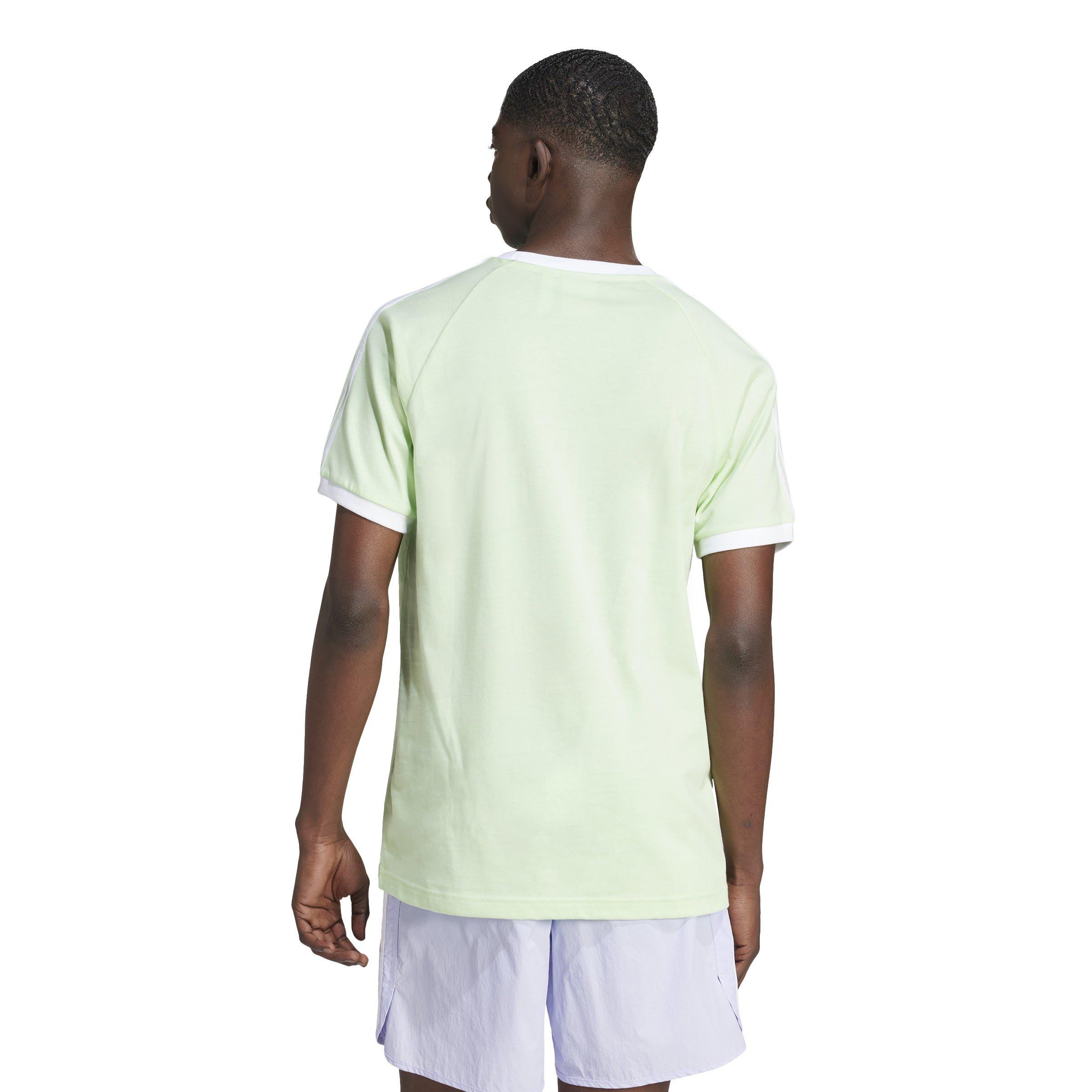 Green - adidas Originals - Stripes Regular Fit T-Shirt - 3