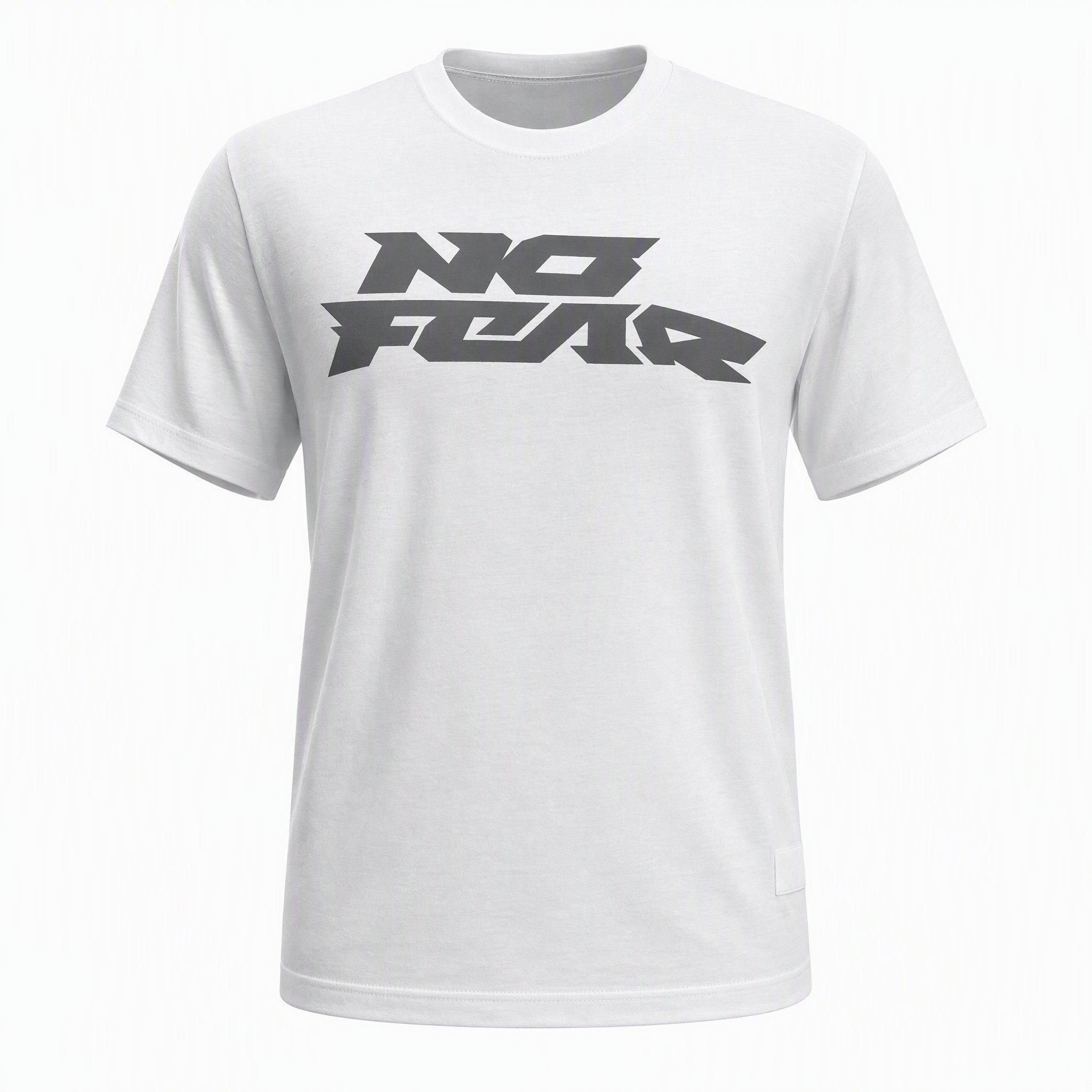 White - No Fear - No Fear Mens short sleeve core Tee