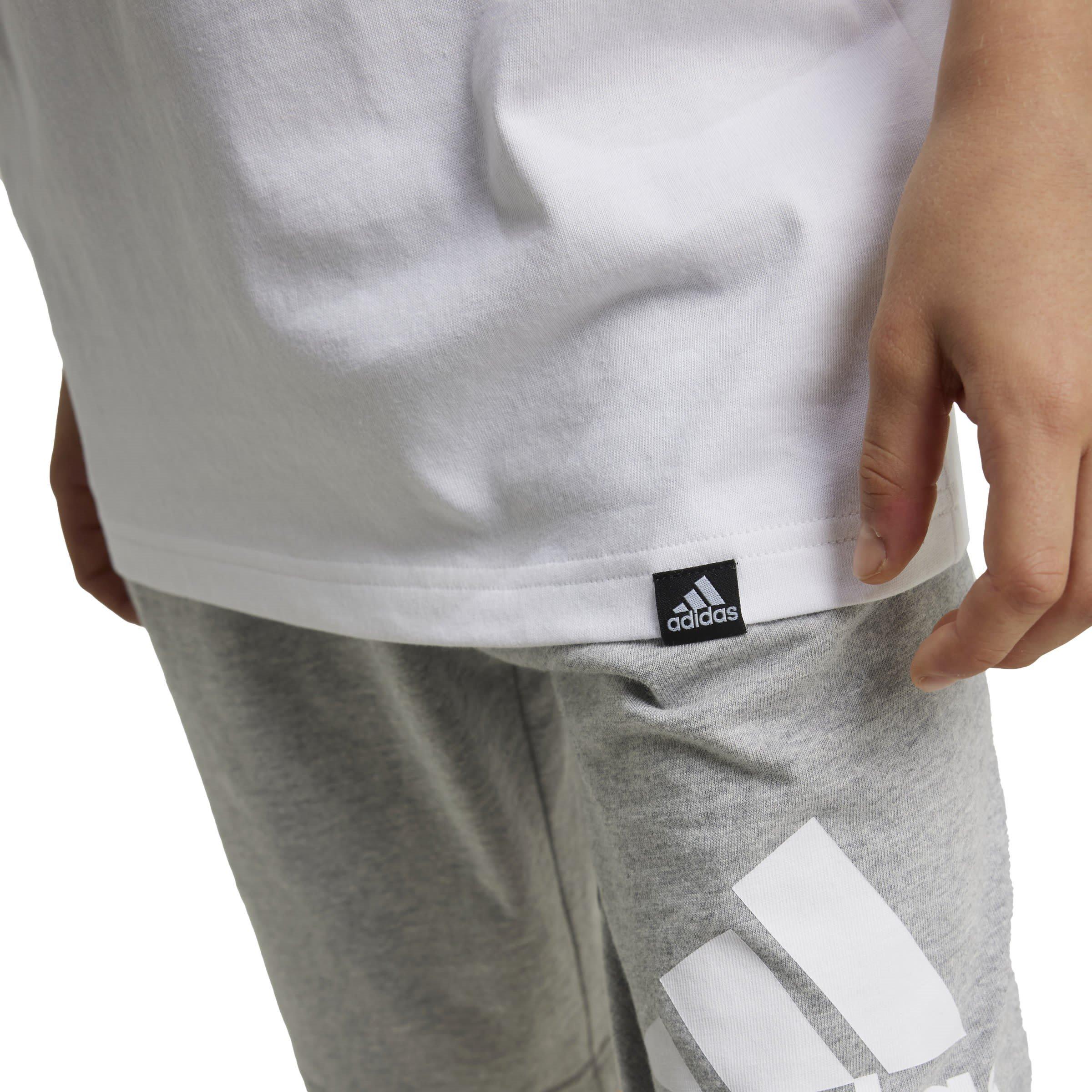 White - adidas - Kids' Positivity Table Graphic Regular Fit T-Shirt - 8