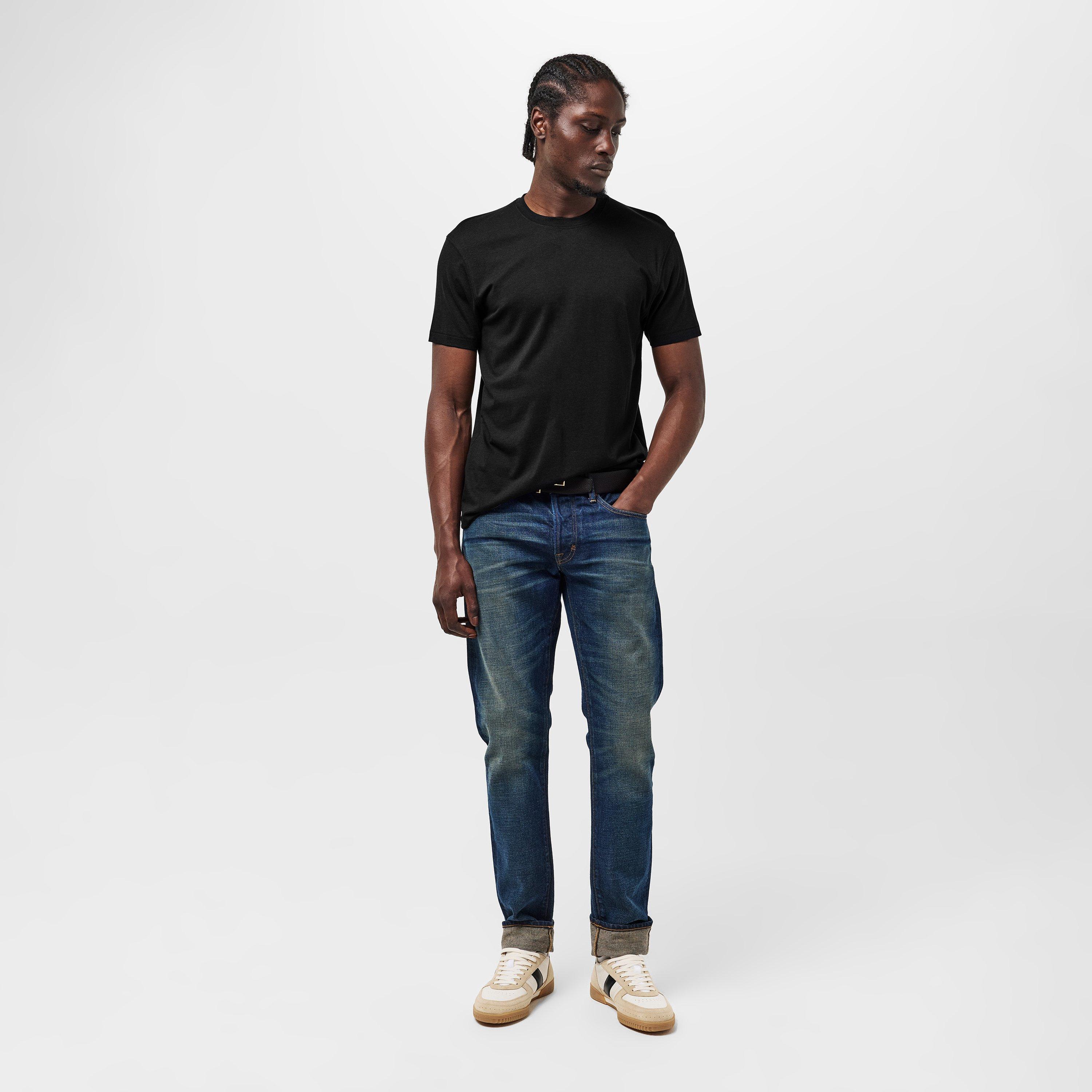 Black - Tom Ford - Men's Regular Fit T-Shirt - 6