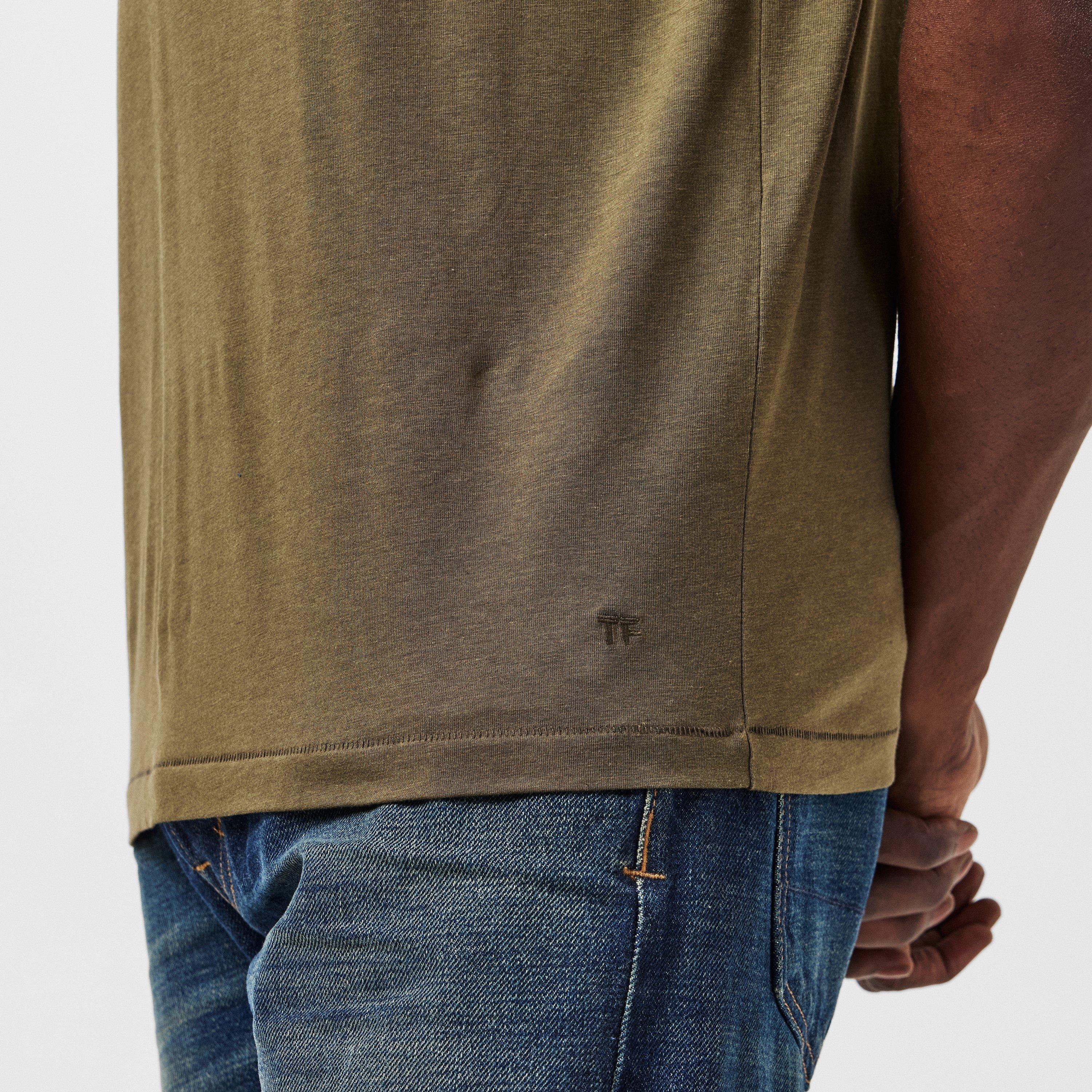 Dark Military - Tom Ford - Men's T-Shirt - 5