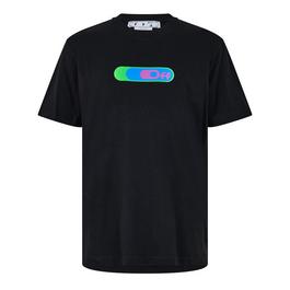 Off White Seasonal Print T Shirt