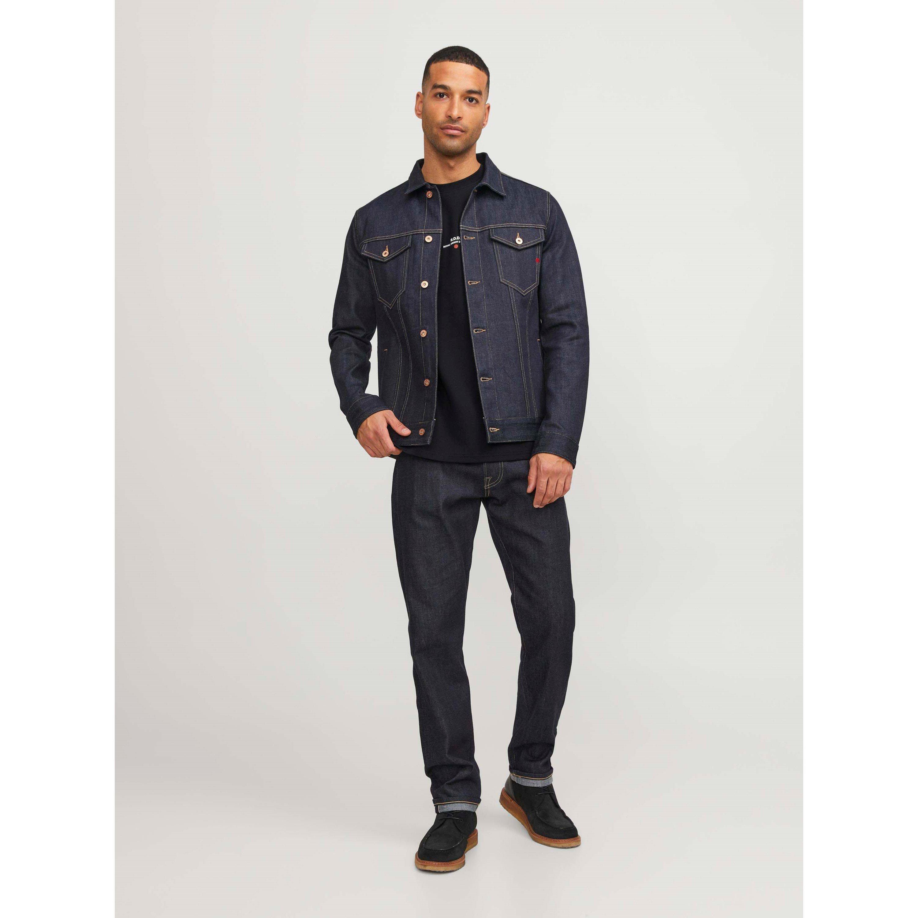 Negro - Jack and Jones - Men's RDD Tee Short Sleeve Crew Neck T-Shirt - 7