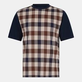 Aquascutum Big Check T Shirt