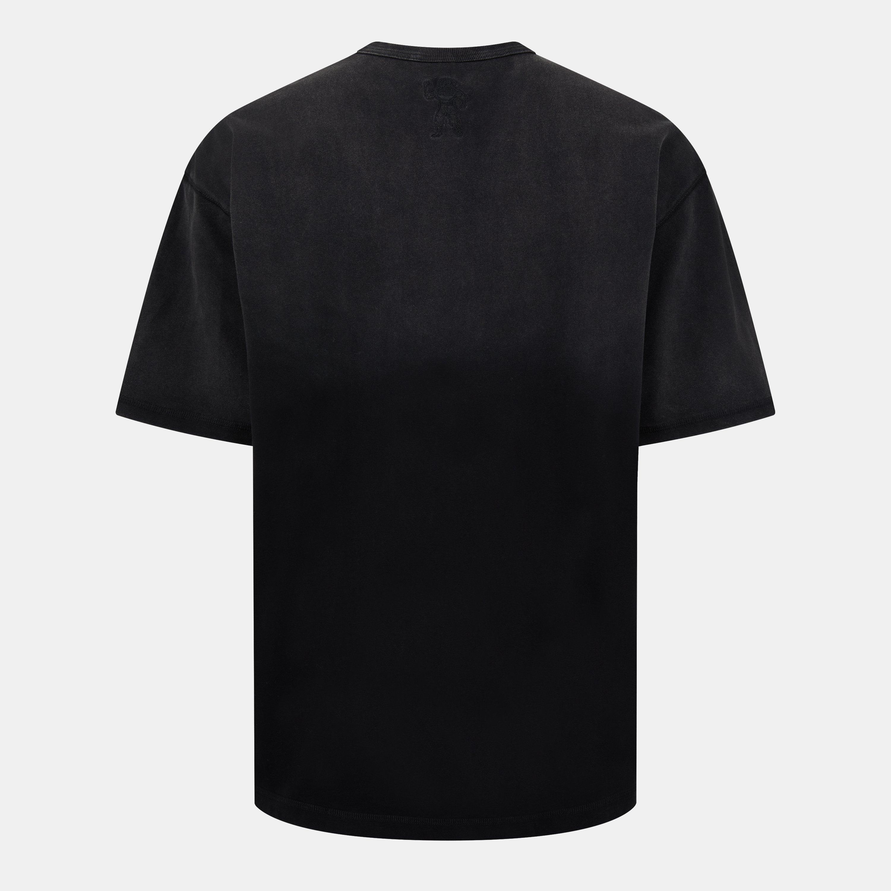 Black - Billionaire Boys Club - Men's BBC Washed Arch Oversized T-Shirt - 2