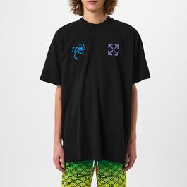 Off White Liquid Logo T Shirt