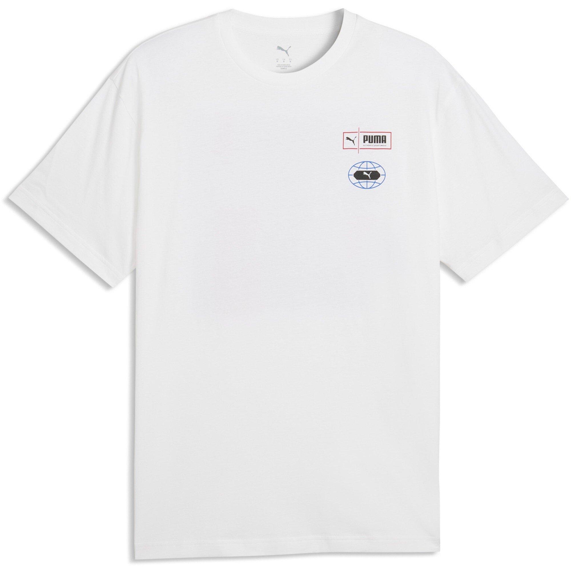 Puma White - Puma - Puma Stacked Tee Sn64 - 1