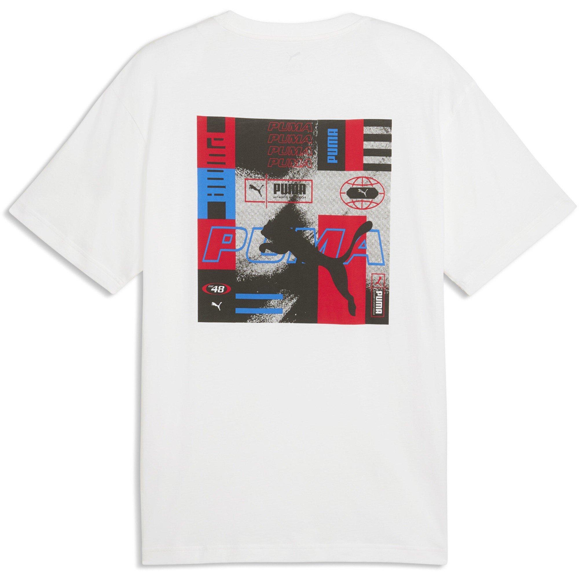 Puma White - Puma - Puma Stacked Tee Sn64 - 2