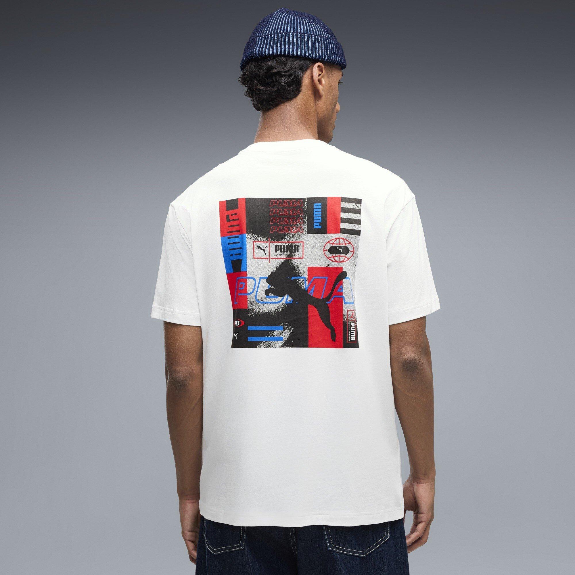 Puma White - Puma - Puma Stacked Tee Sn64 - 4