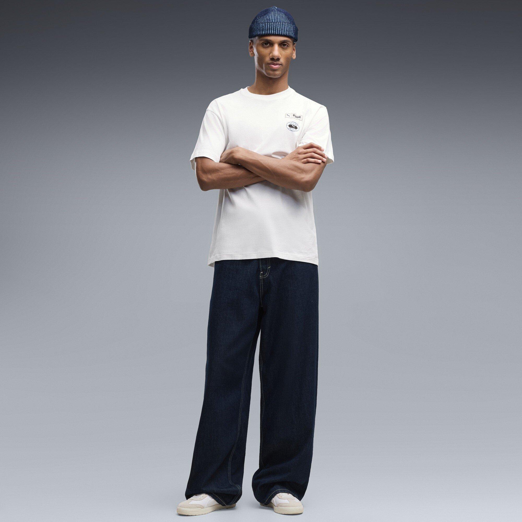 Puma White - Puma - Puma Stacked Tee Sn64 - 5