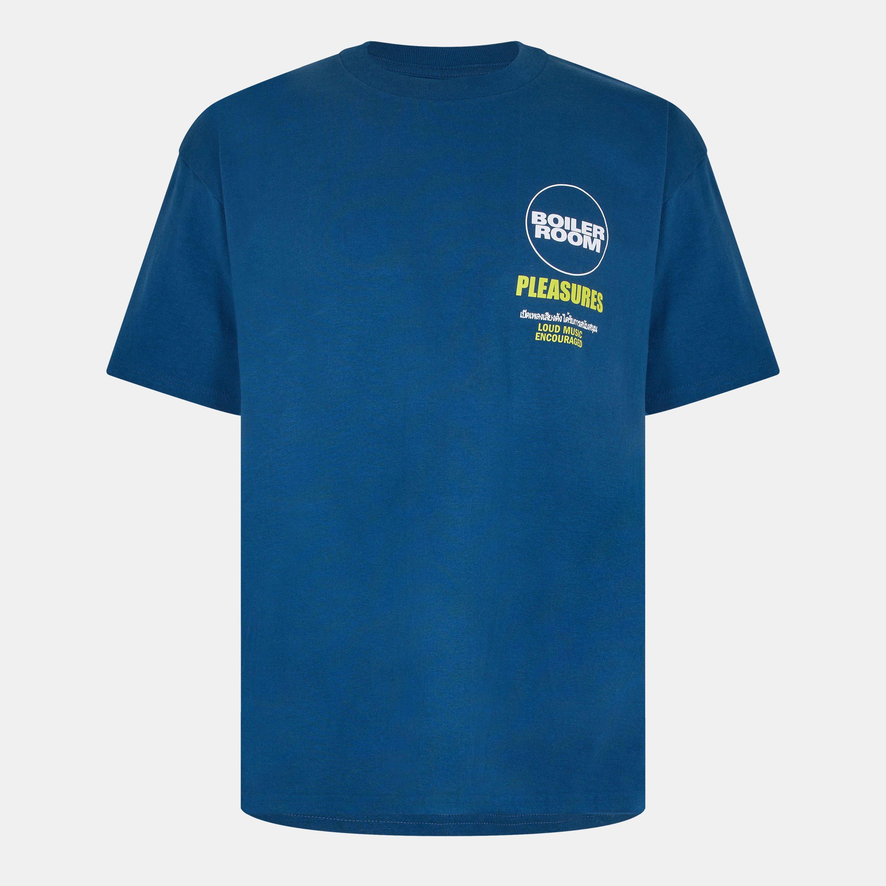 Blue - Pleasures - Men's Pleasur Turntable T-Shirt - 1
