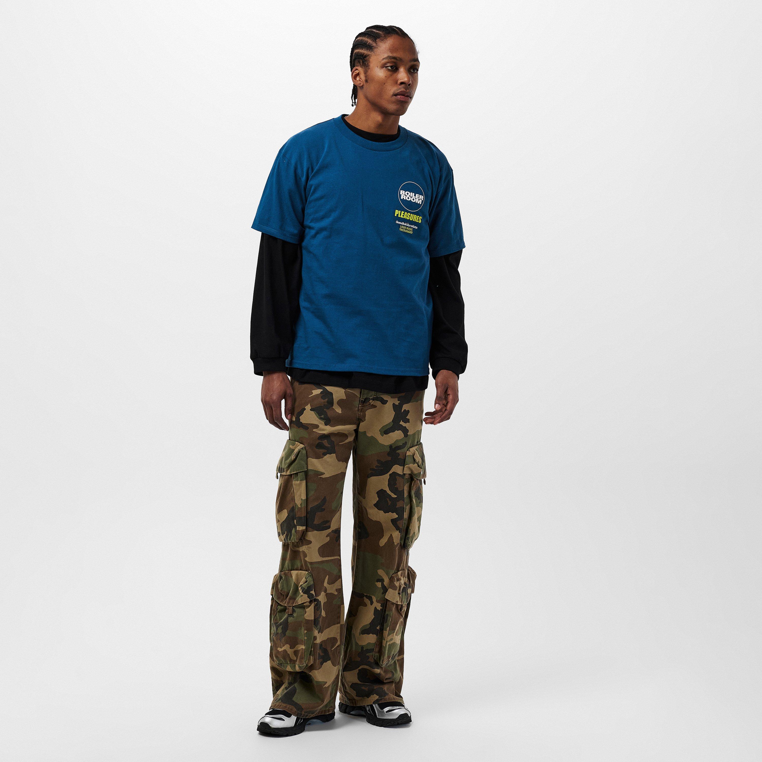 Blue - Pleasures - Men's Pleasur Turntable T-Shirt - 6