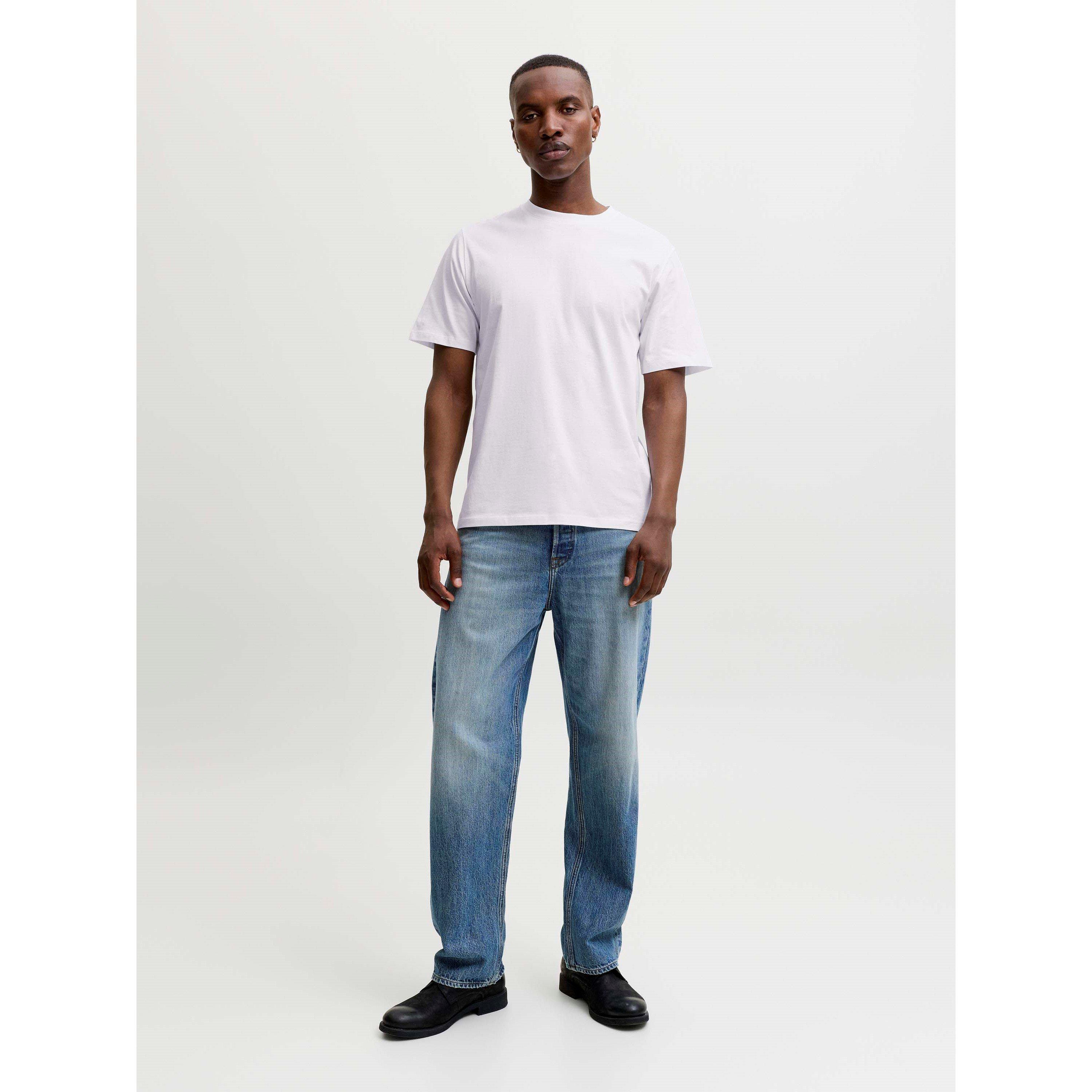 Bijela - Jack and Jones - Men's Basic Short Sleeve O-Neck T-Shirt - 3