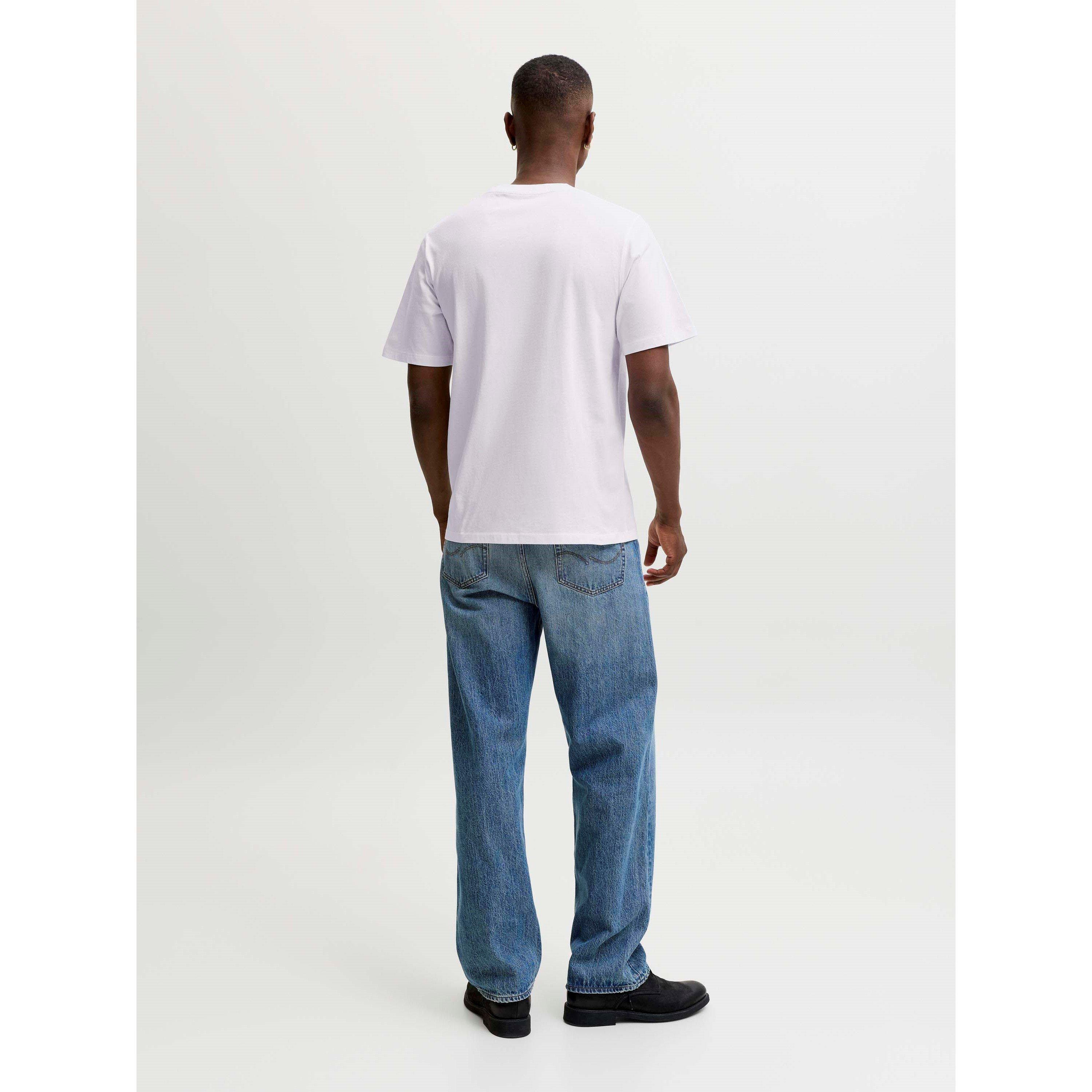 Bijela - Jack and Jones - Men's Basic Short Sleeve O-Neck T-Shirt - 4