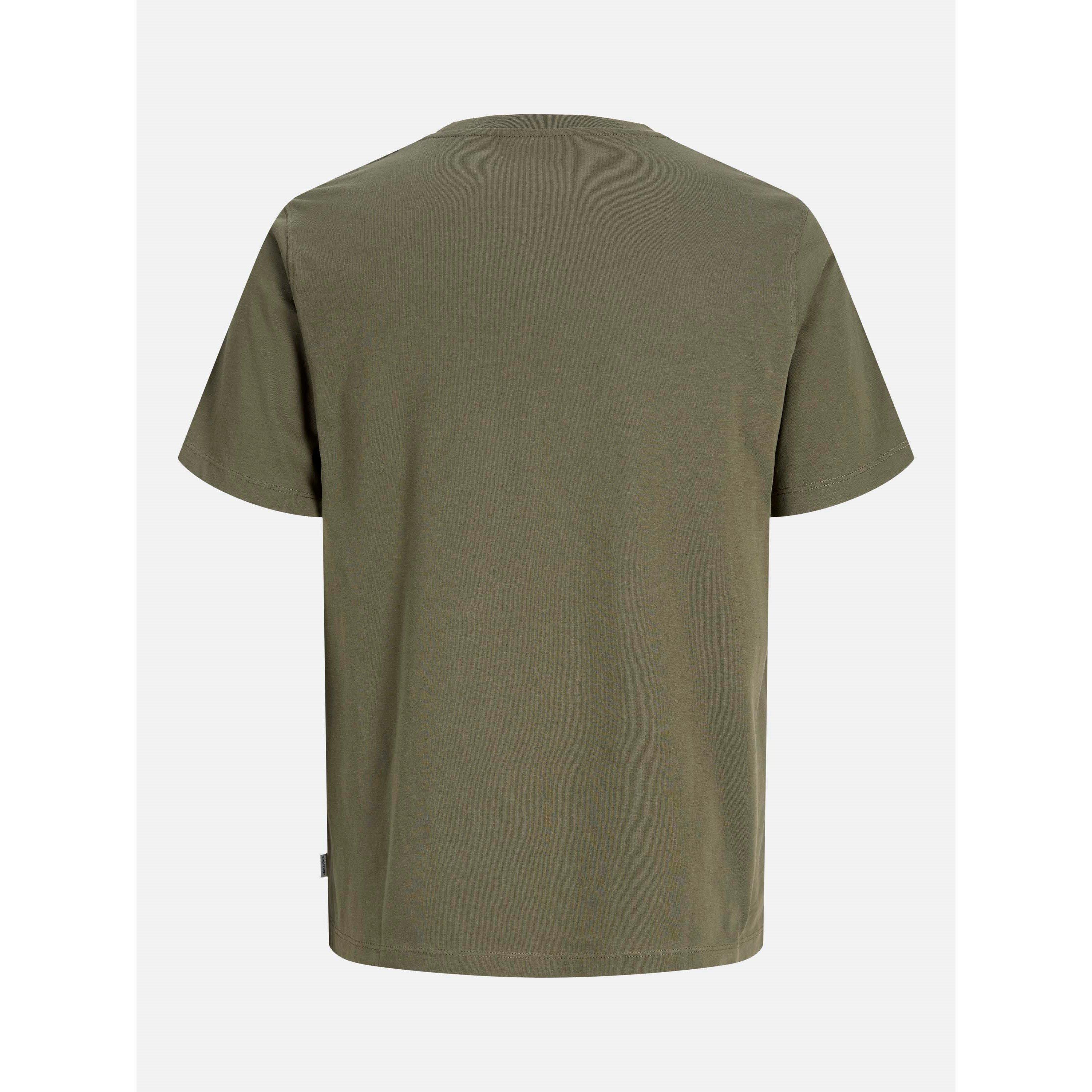 Olive Night - Jack and Jones - Men's Basic Short Sleeve O-Neck T-Shirt - 2