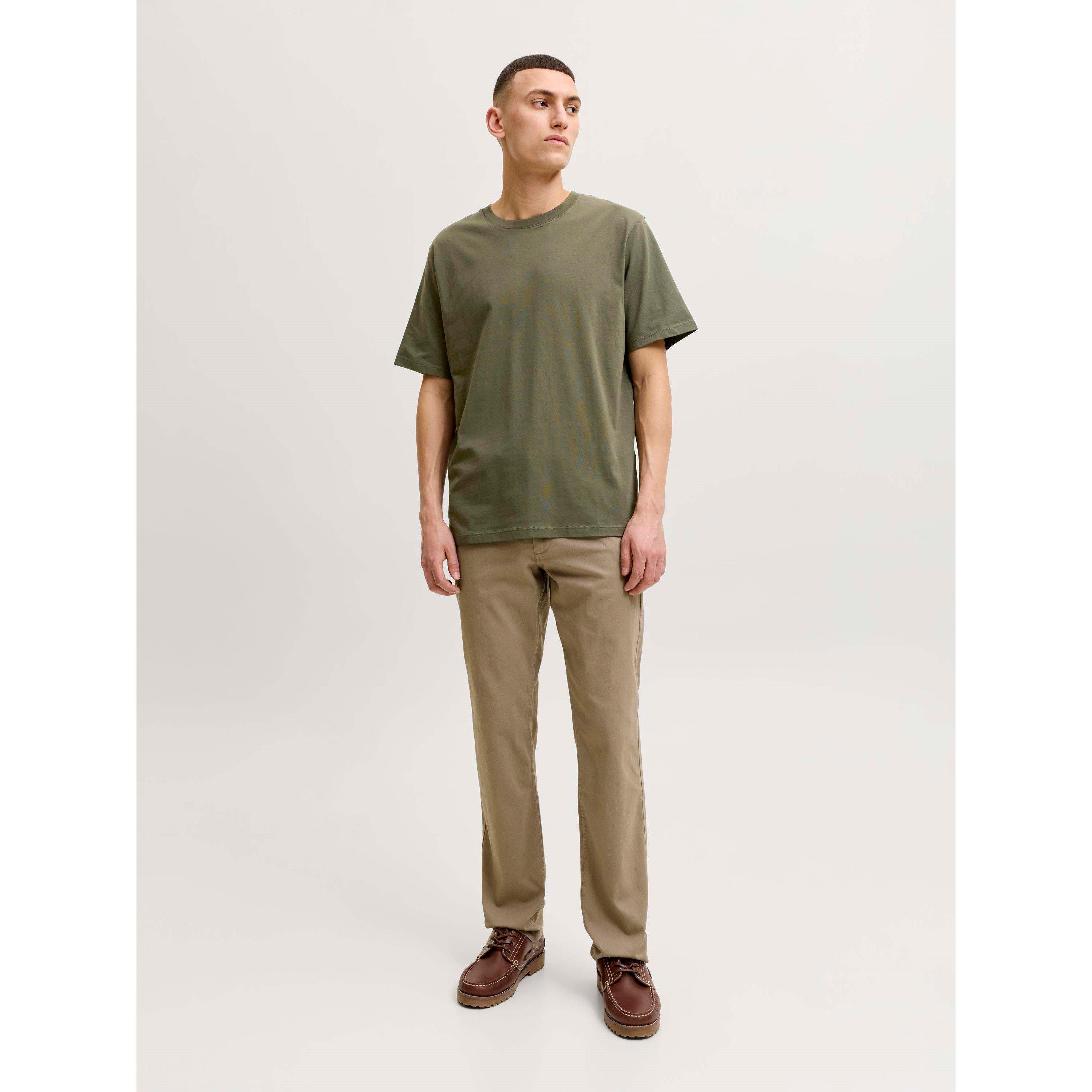 Olive Night - Jack and Jones - Men's Basic Short Sleeve O-Neck T-Shirt - 3