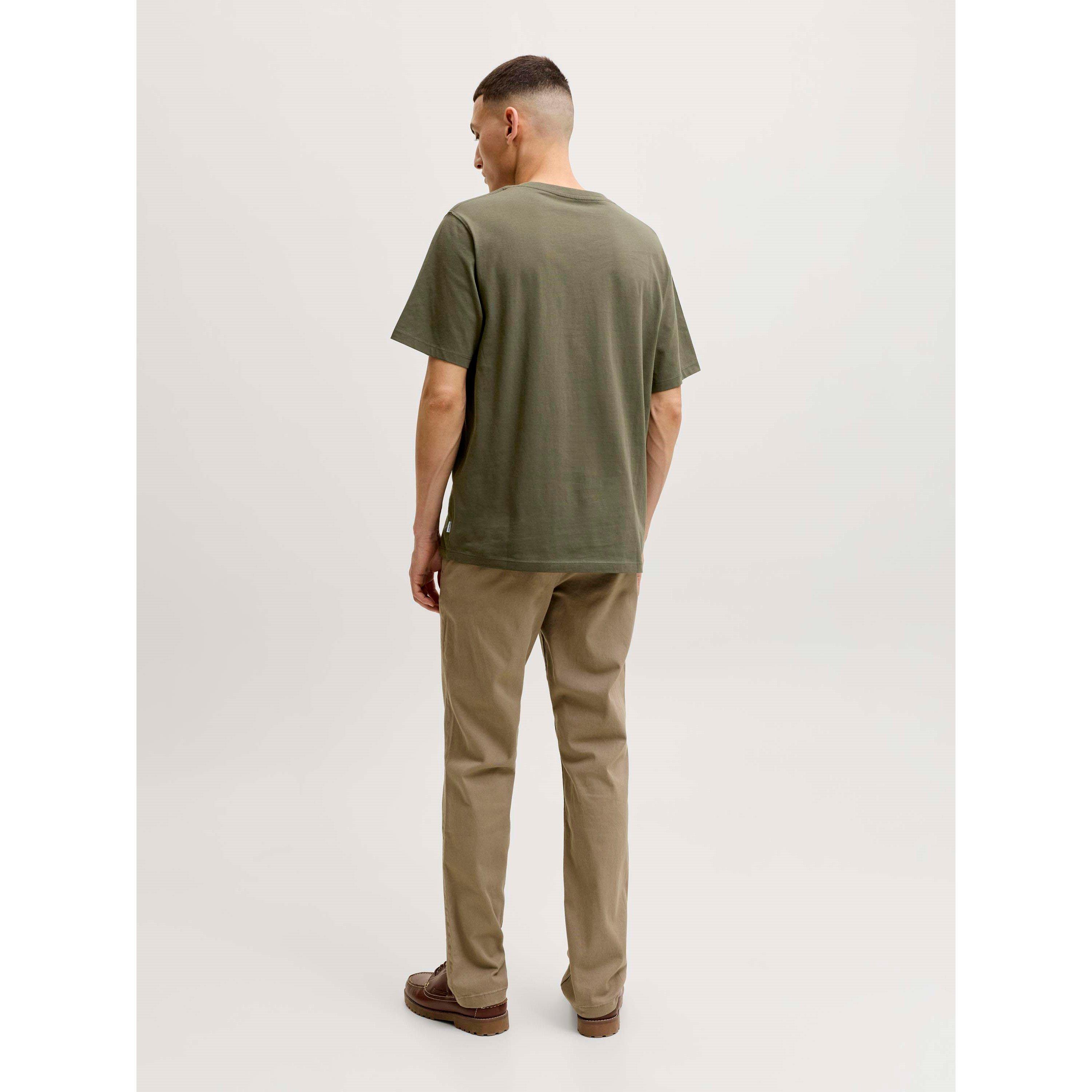 Olive Night - Jack and Jones - Men's Basic Short Sleeve O-Neck T-Shirt - 4