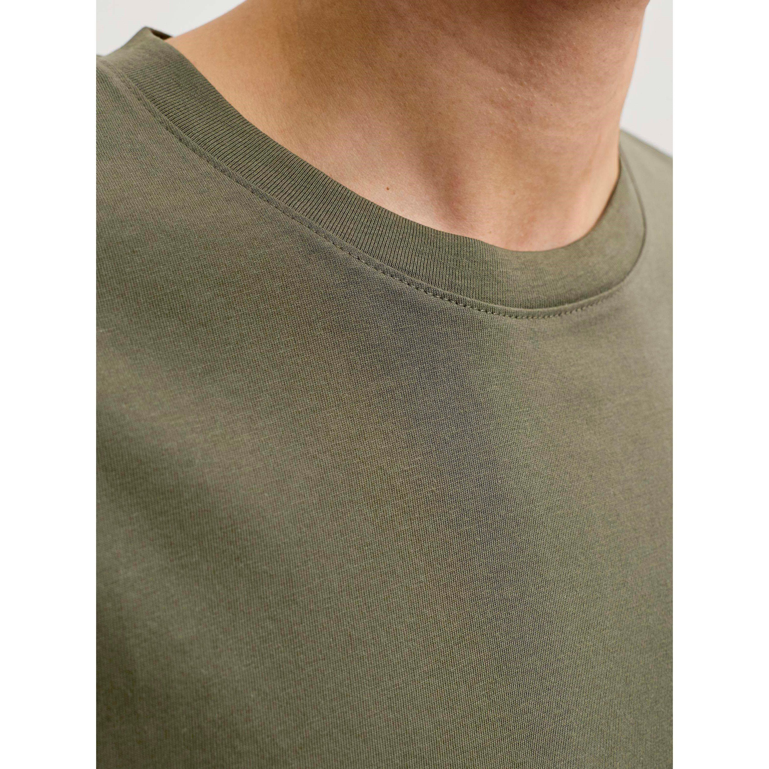 Olive Night - Jack and Jones - Men's Basic Short Sleeve O-Neck T-Shirt - 6