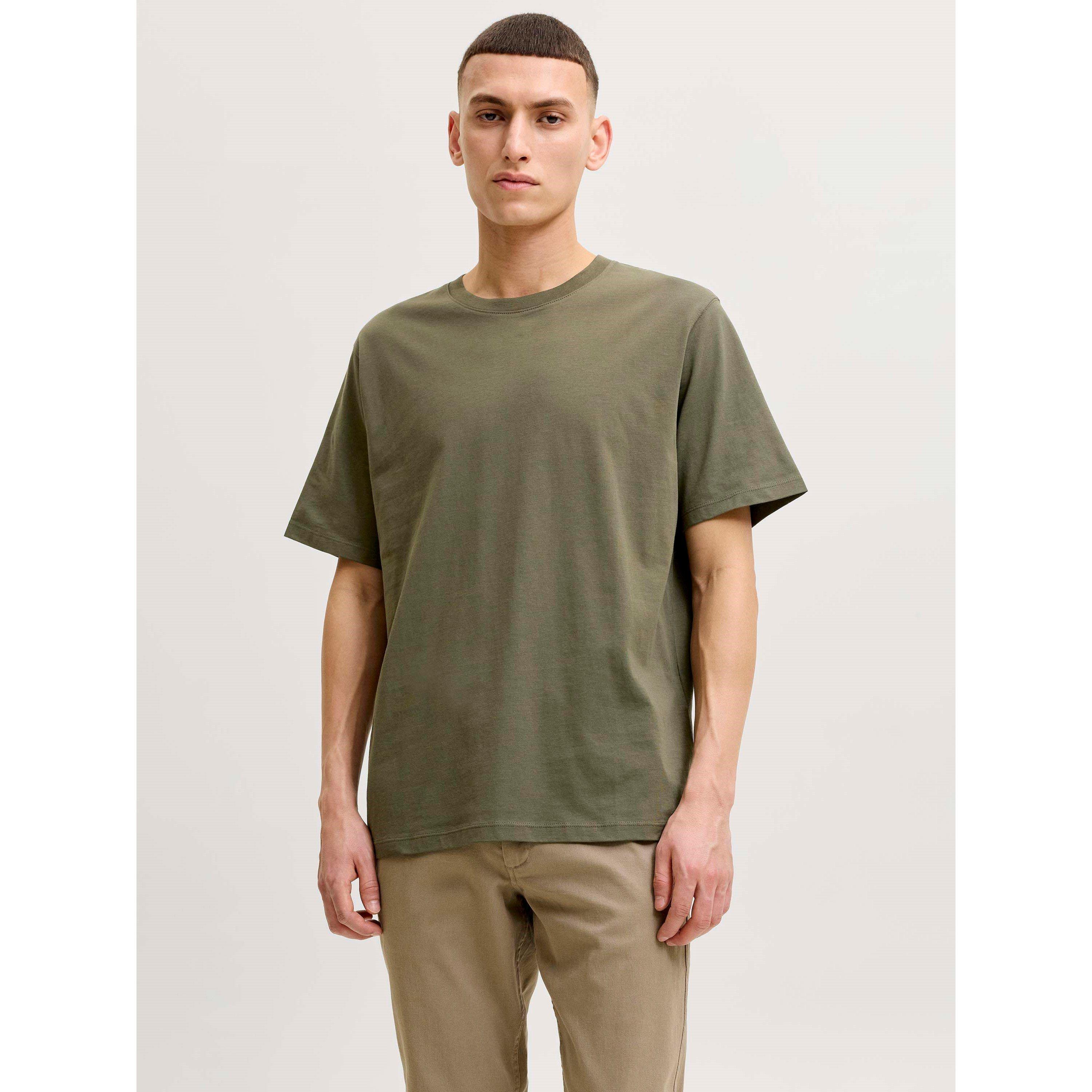 Olive Night - Jack and Jones - Men's Basic Short Sleeve O-Neck T-Shirt - 7