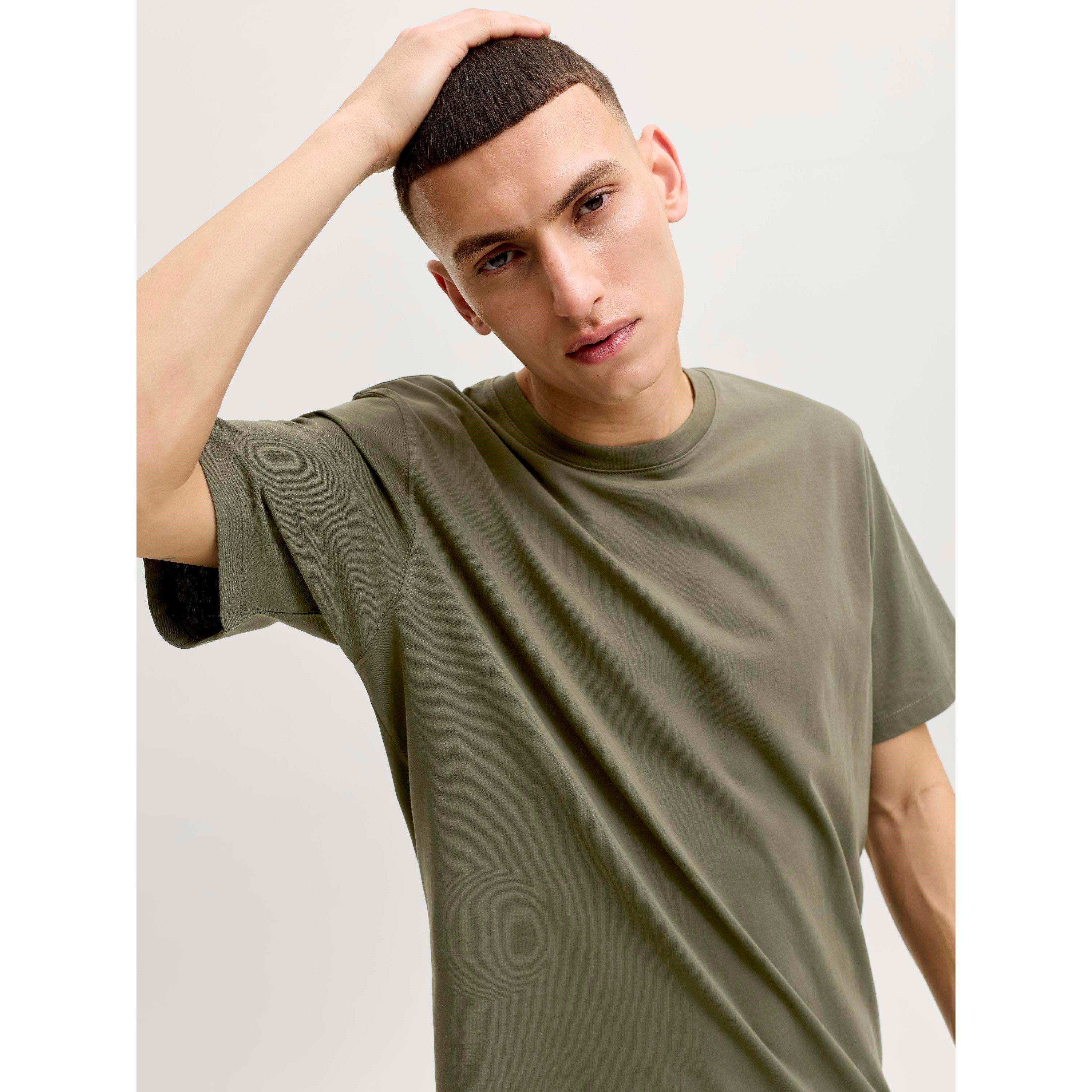 Olive Night - Jack and Jones - Men's Basic Short Sleeve O-Neck T-Shirt - 8