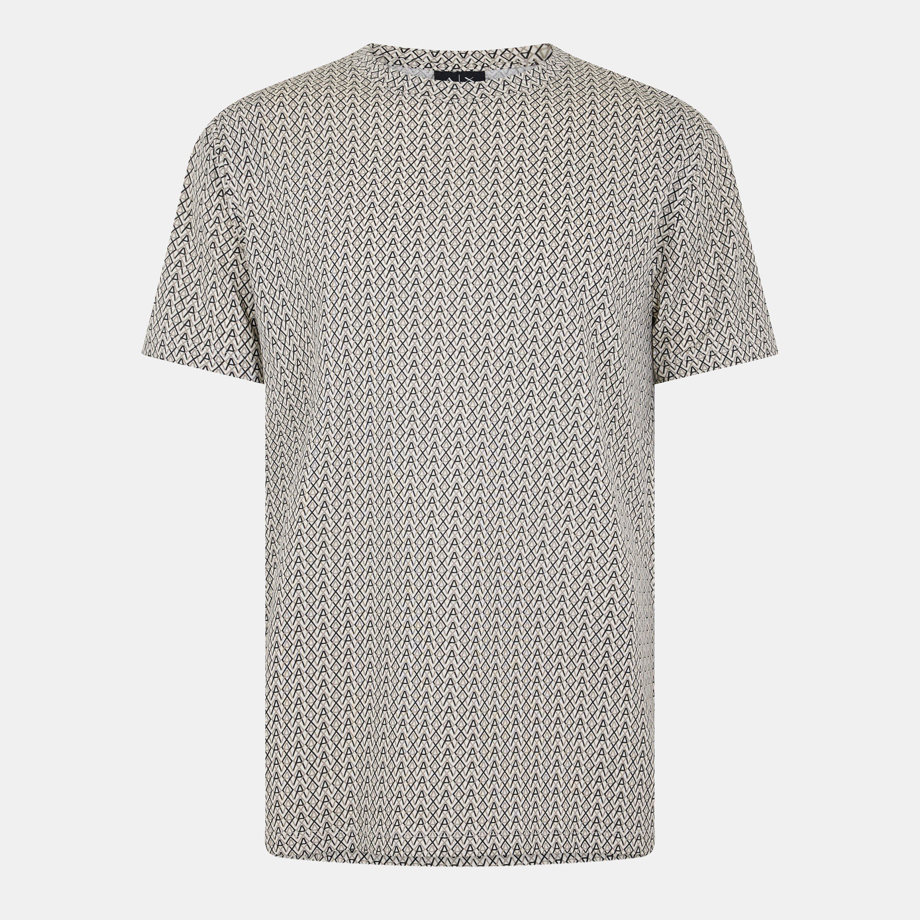 Armani Exchange Men's Ax All Over Print T-Shirt - Aop F0143 - XL