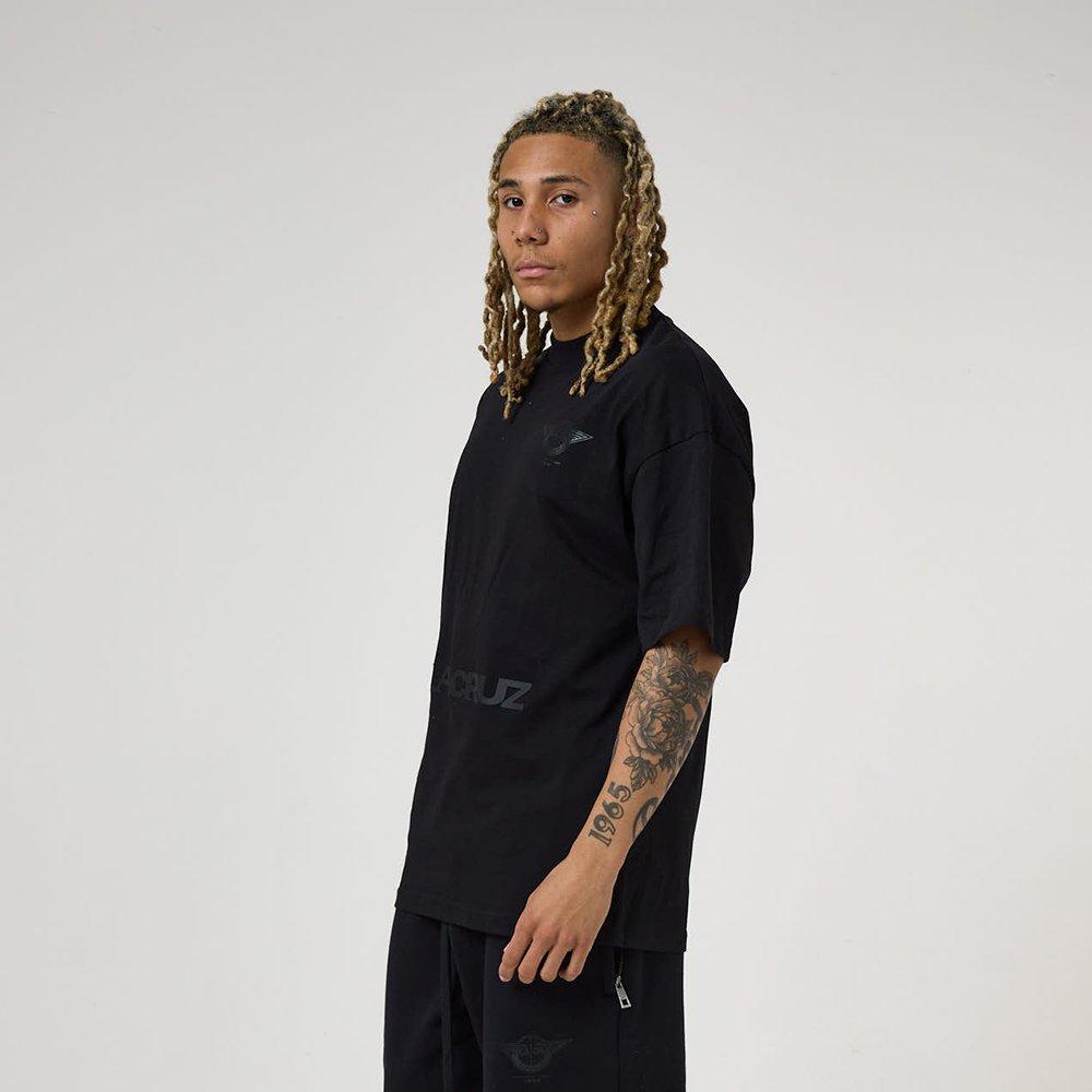 Blackout - Tela Cruz - Men's Oversized Design T-Shirt - 2