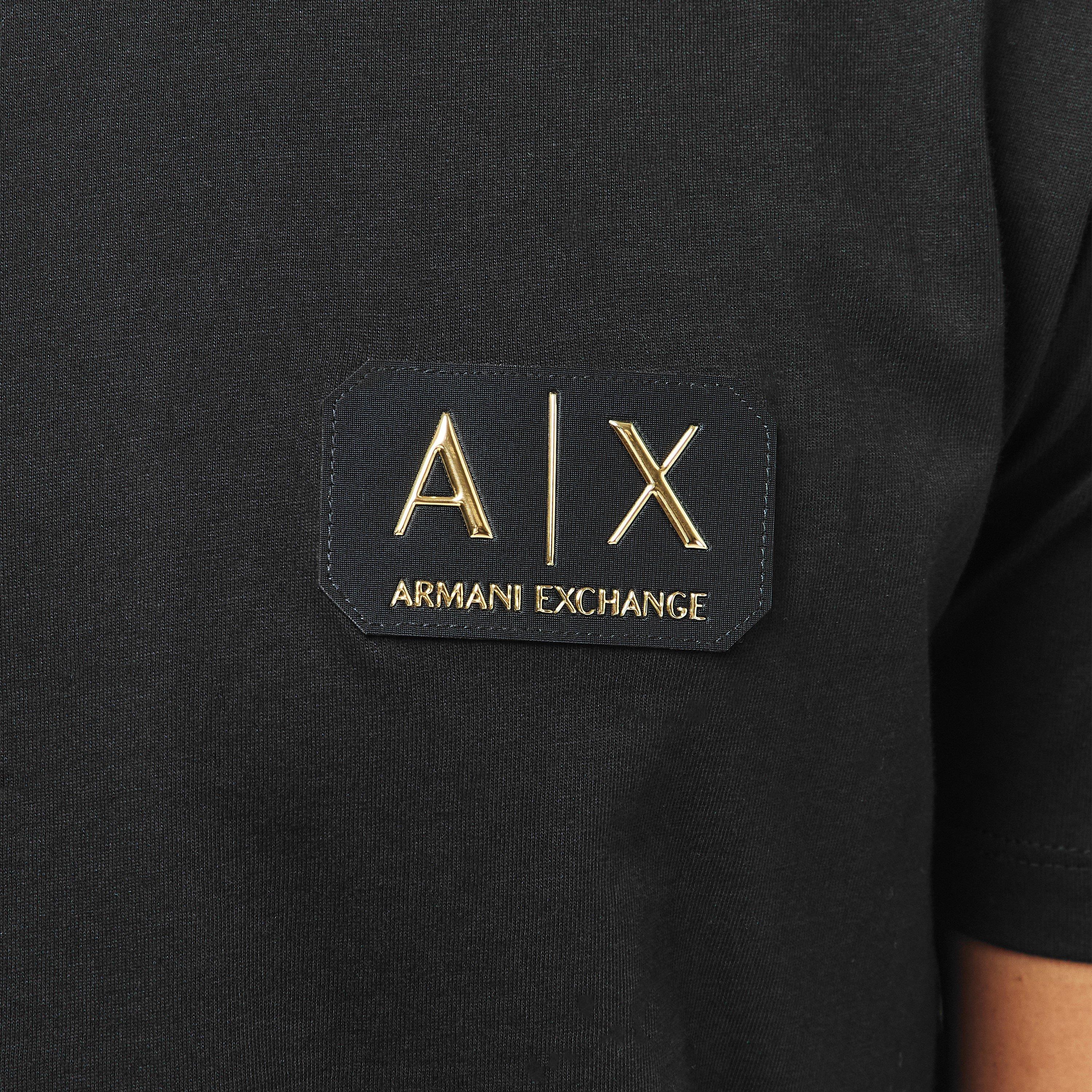 Black UC001 - Armani Exchange - AX Badge Lg Tee Sn61 - 5