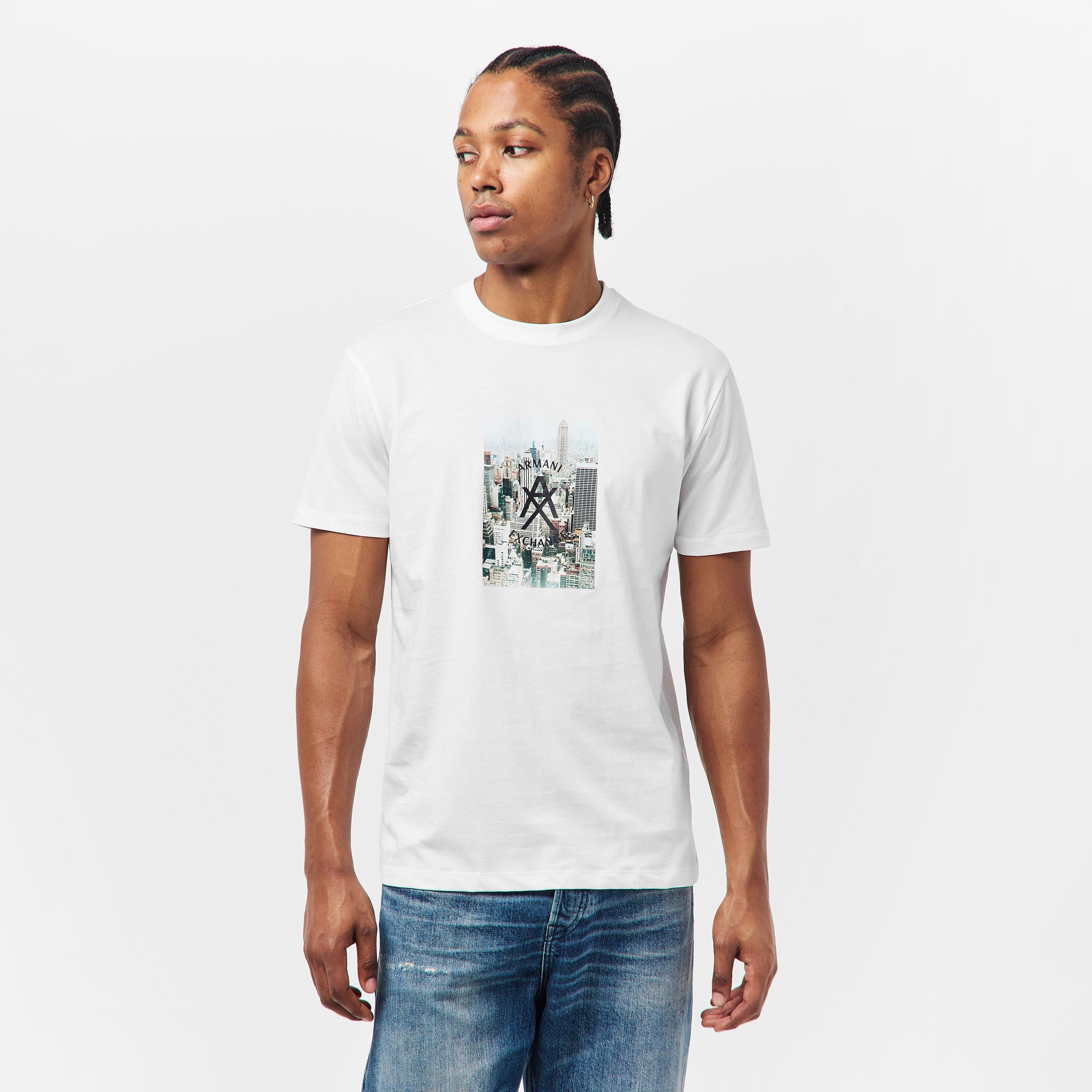 OFF WHITE - Armani Exchange - AX Skyline Tee Sn61 - 3
