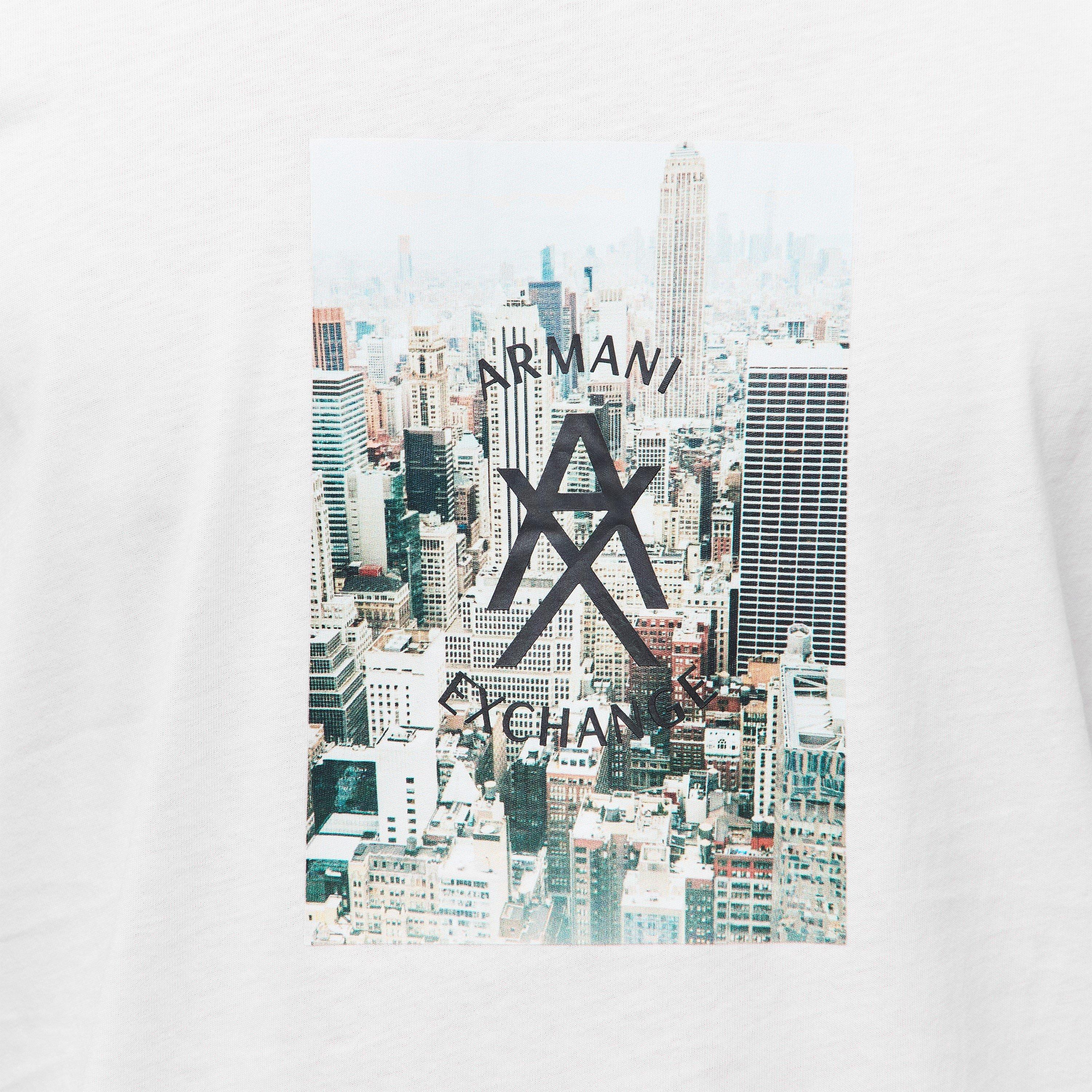 OFF WHITE - Armani Exchange - AX Skyline Tee Sn61 - 5