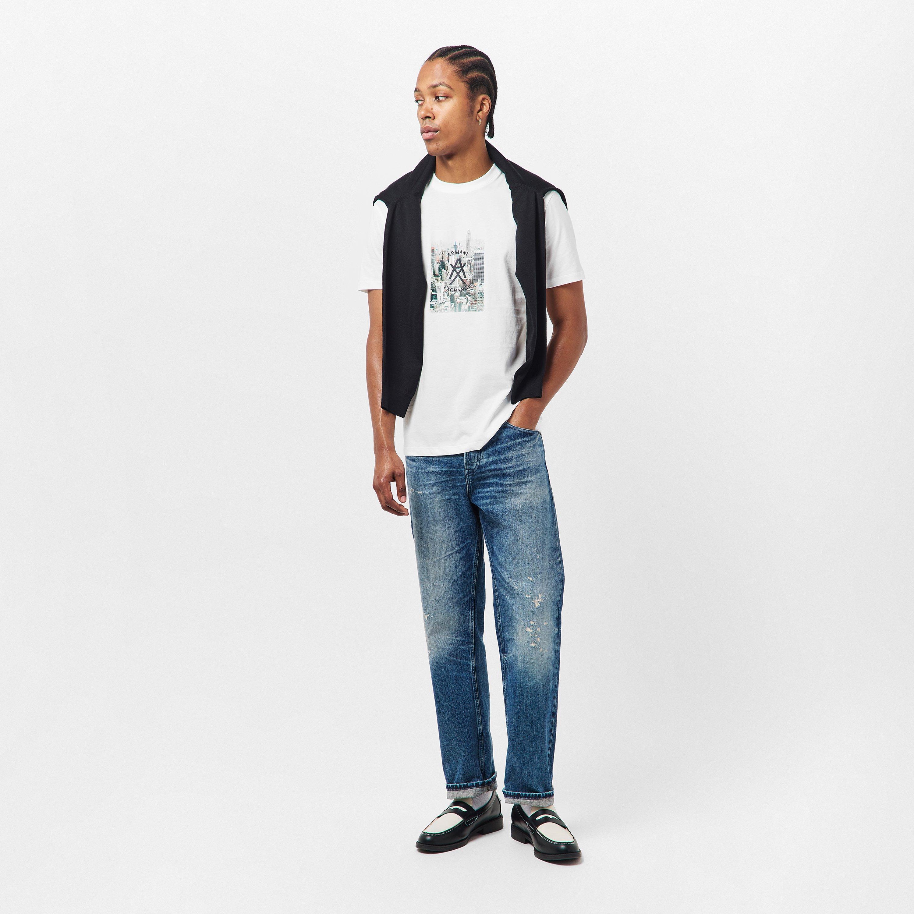 OFF WHITE - Armani Exchange - AX Skyline Tee Sn61 - 6