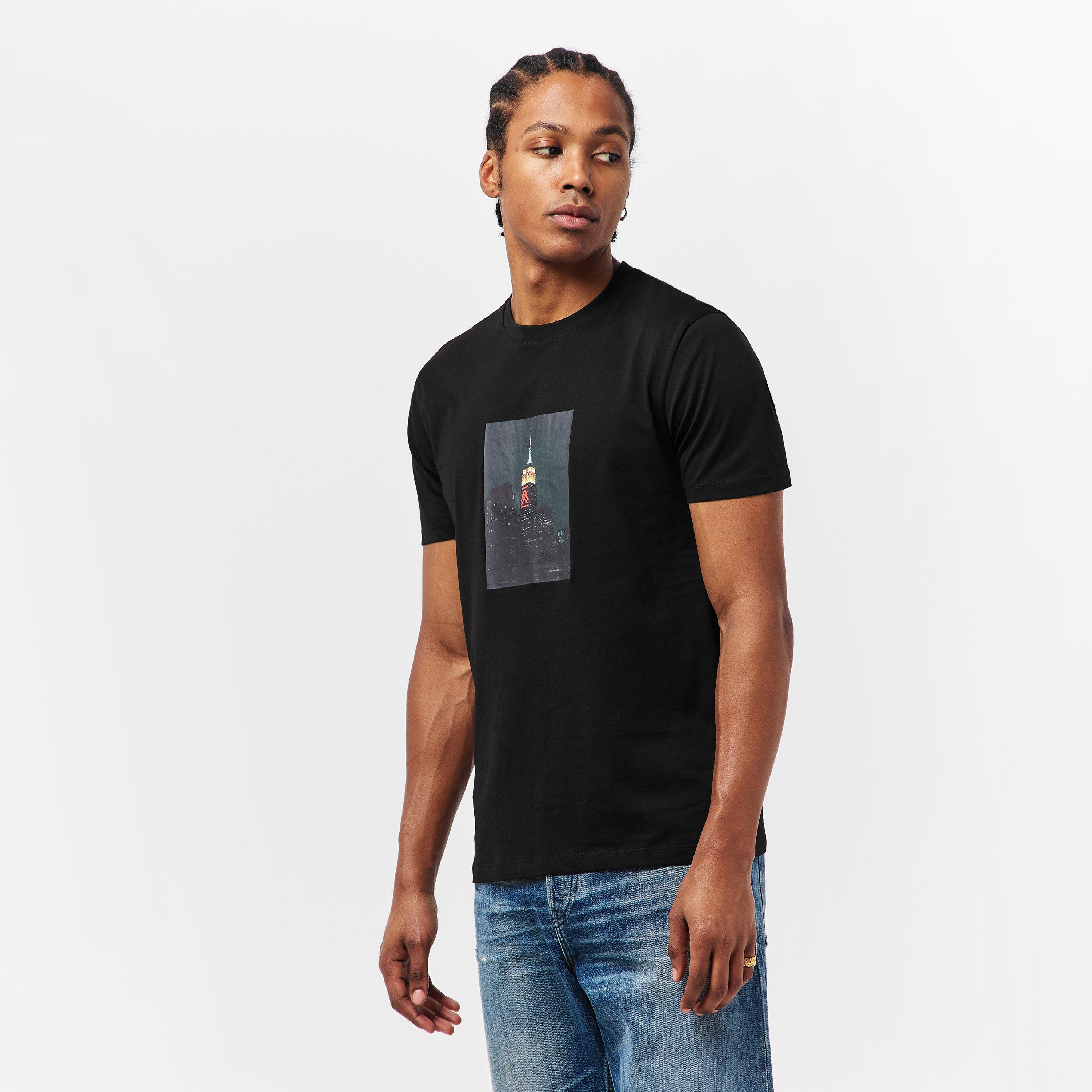 Zwart UC001 - Armani Exchange - Men's AX Skyline T-Shirt - 3