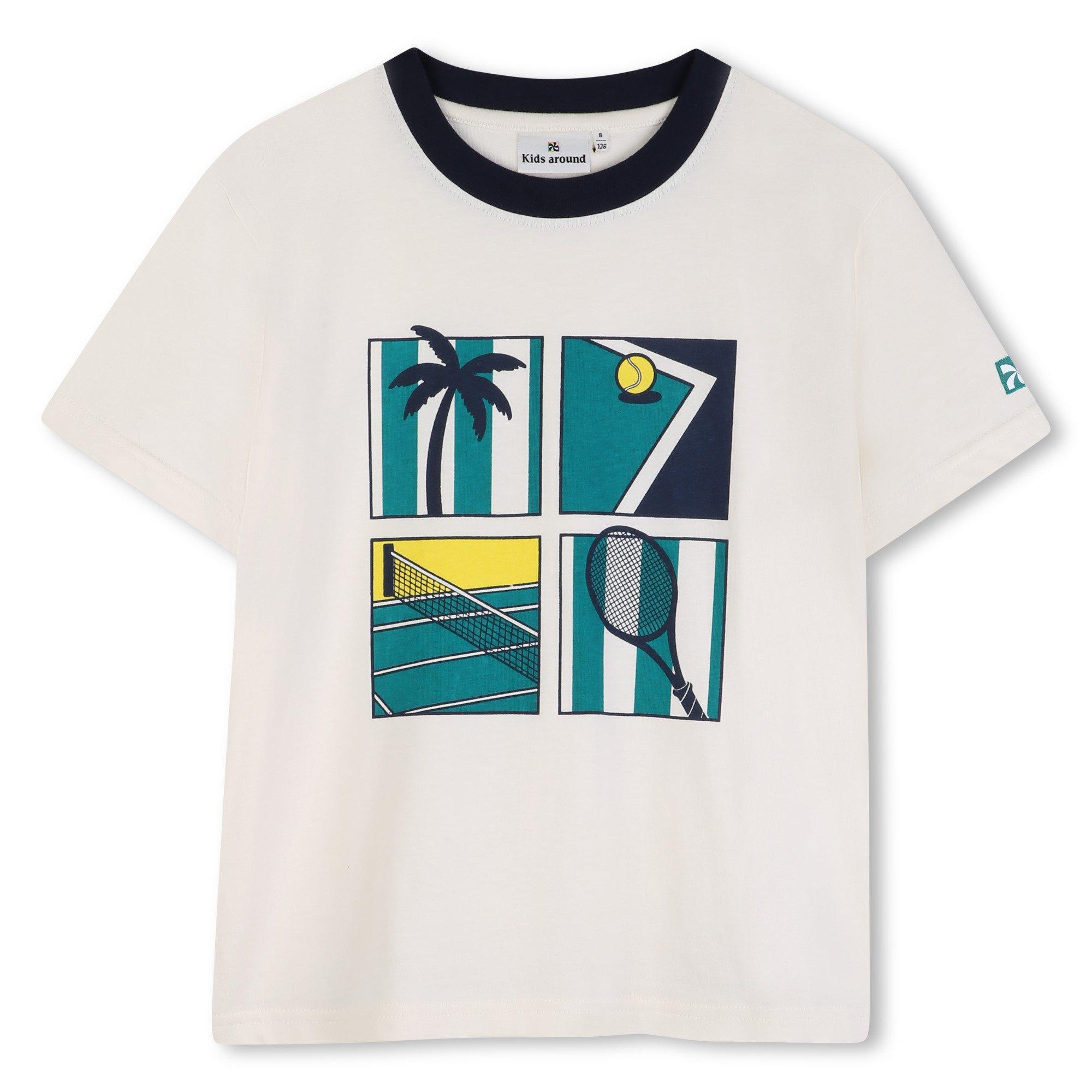 Kids Around Boys T-Shirt - Cream - 8Y