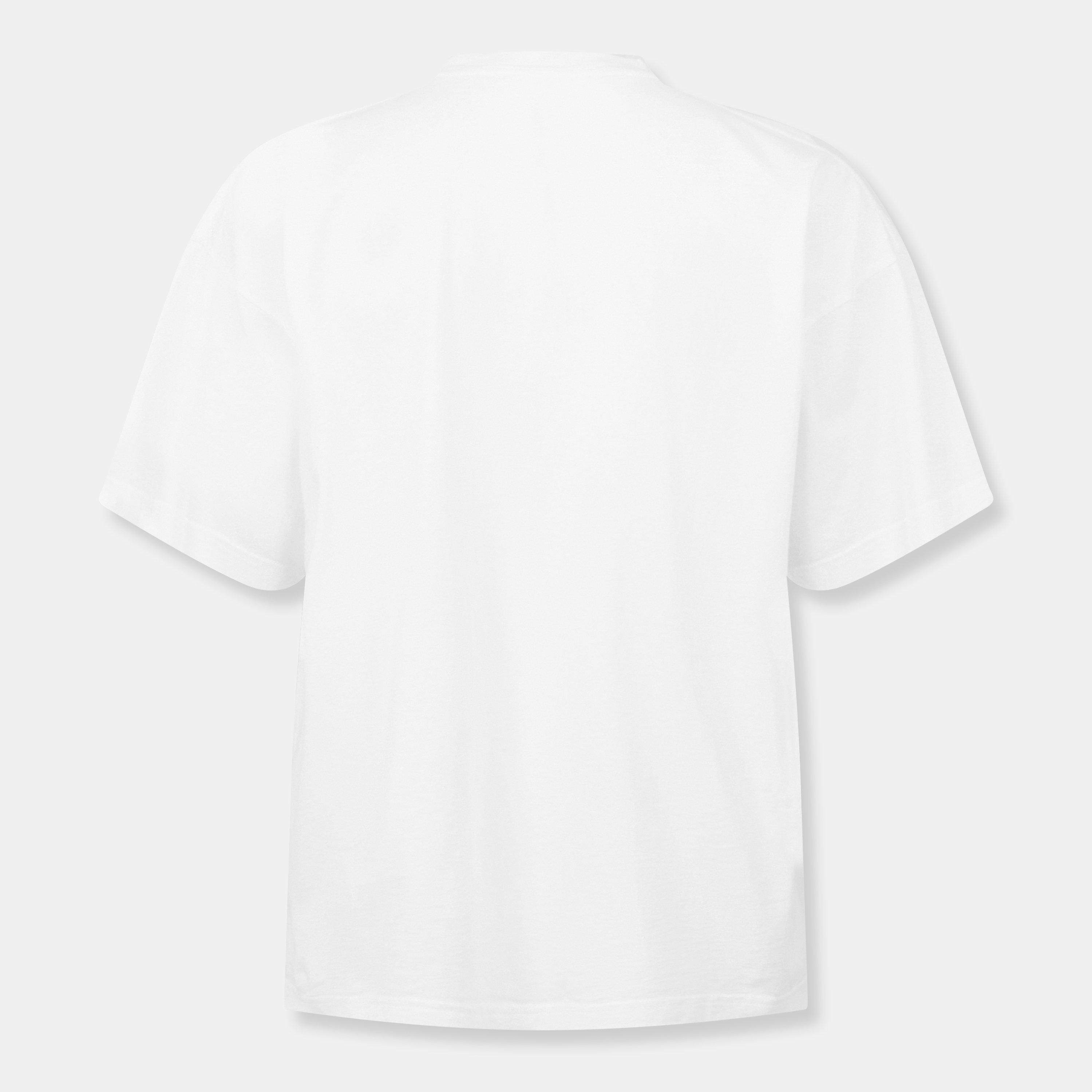 White - ROA - Men's Logo Organic T-Shirt - 2