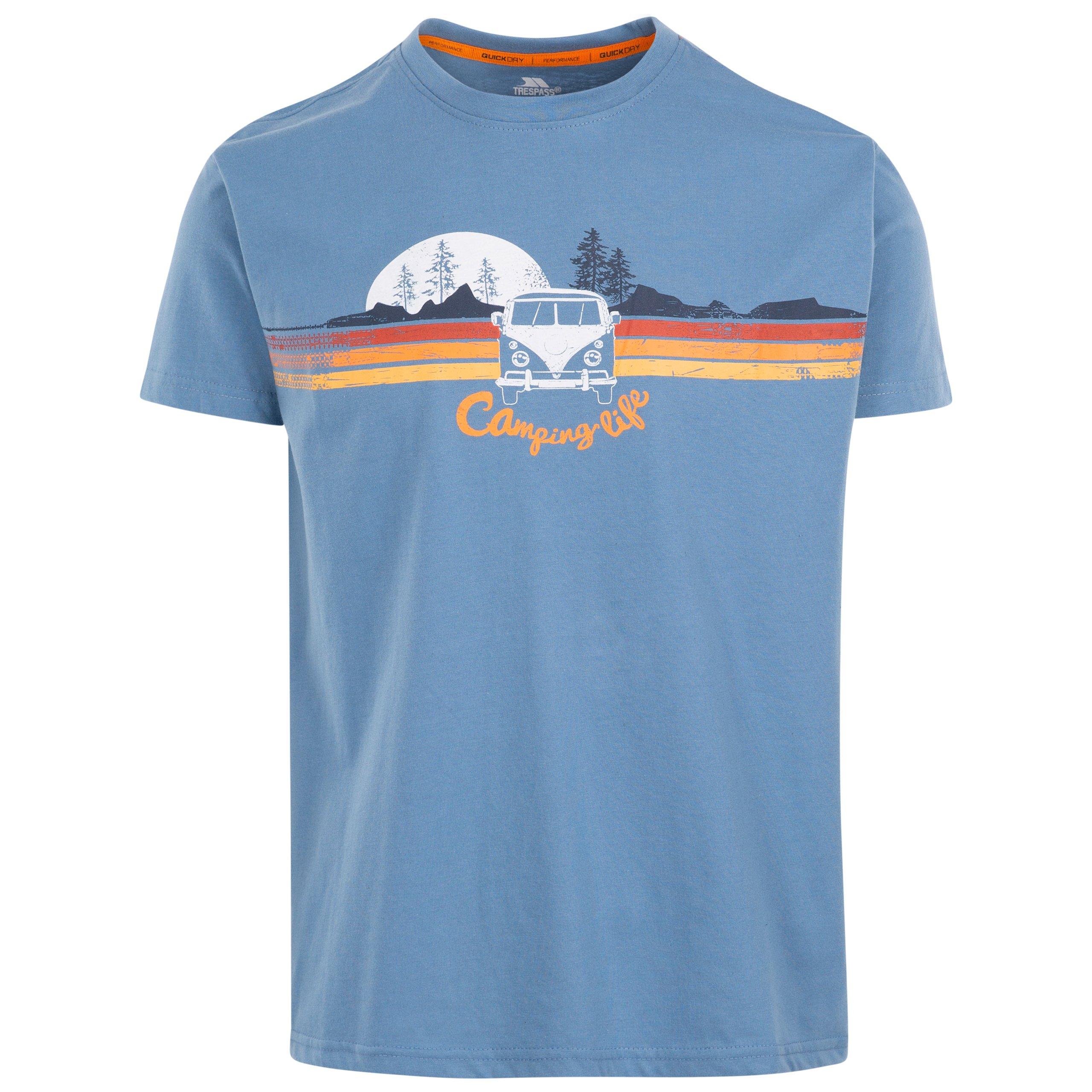 Denim Blue - Trespass - Men's Cromer T-Shirt - 1