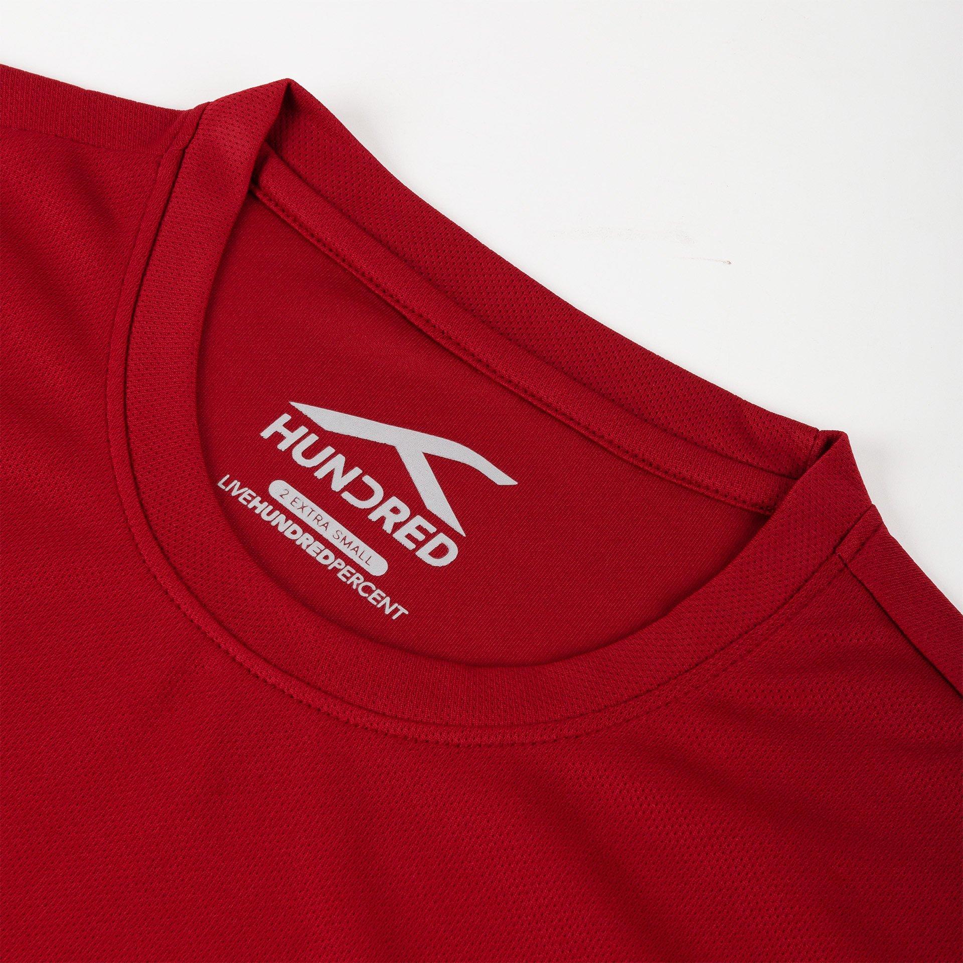 Maroon - Hundred - Kids' RN Short Sleeve Performance T-Shirt - 3