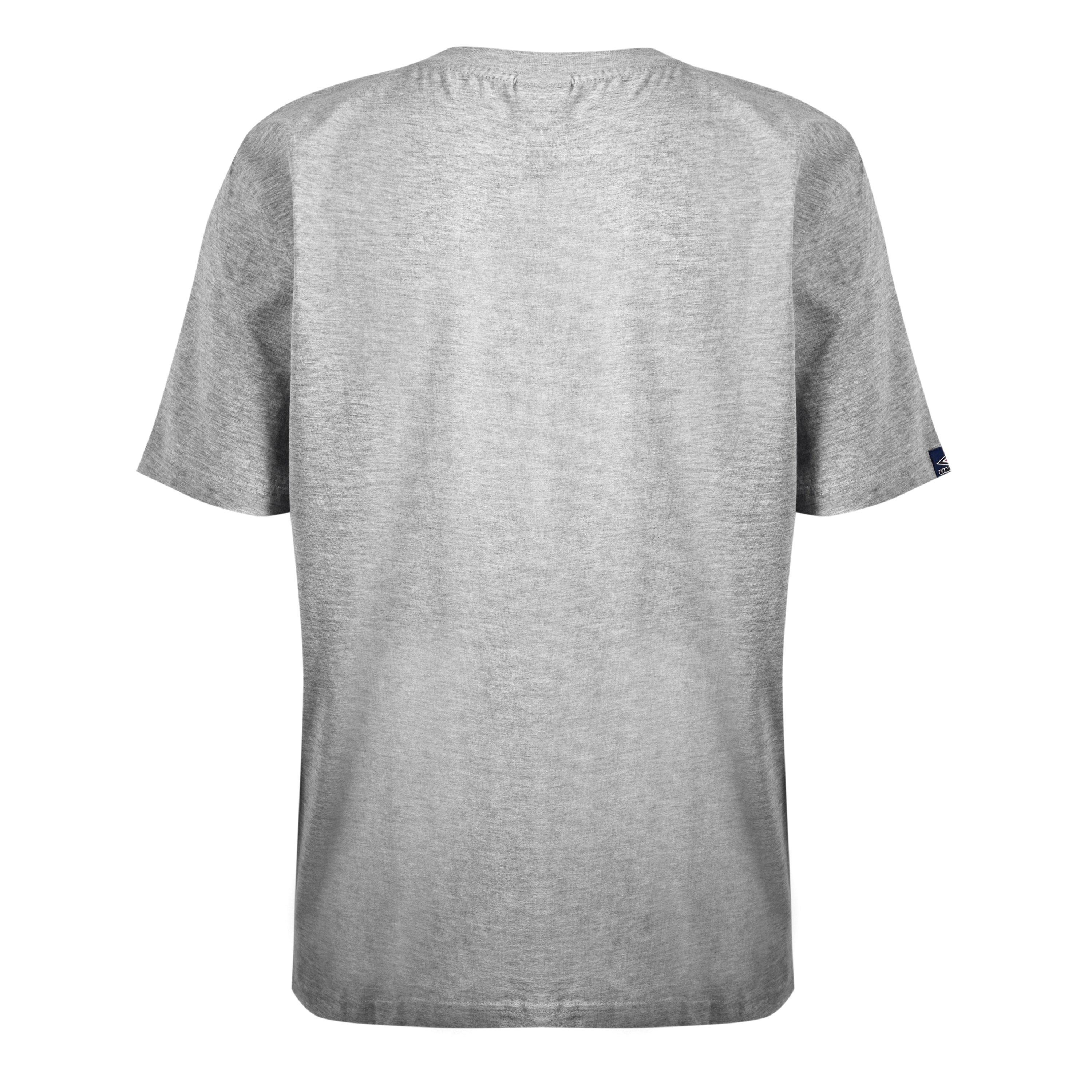 Grey Marl - Umbro - Layered Logo Regular Fit T-Shirt - 5