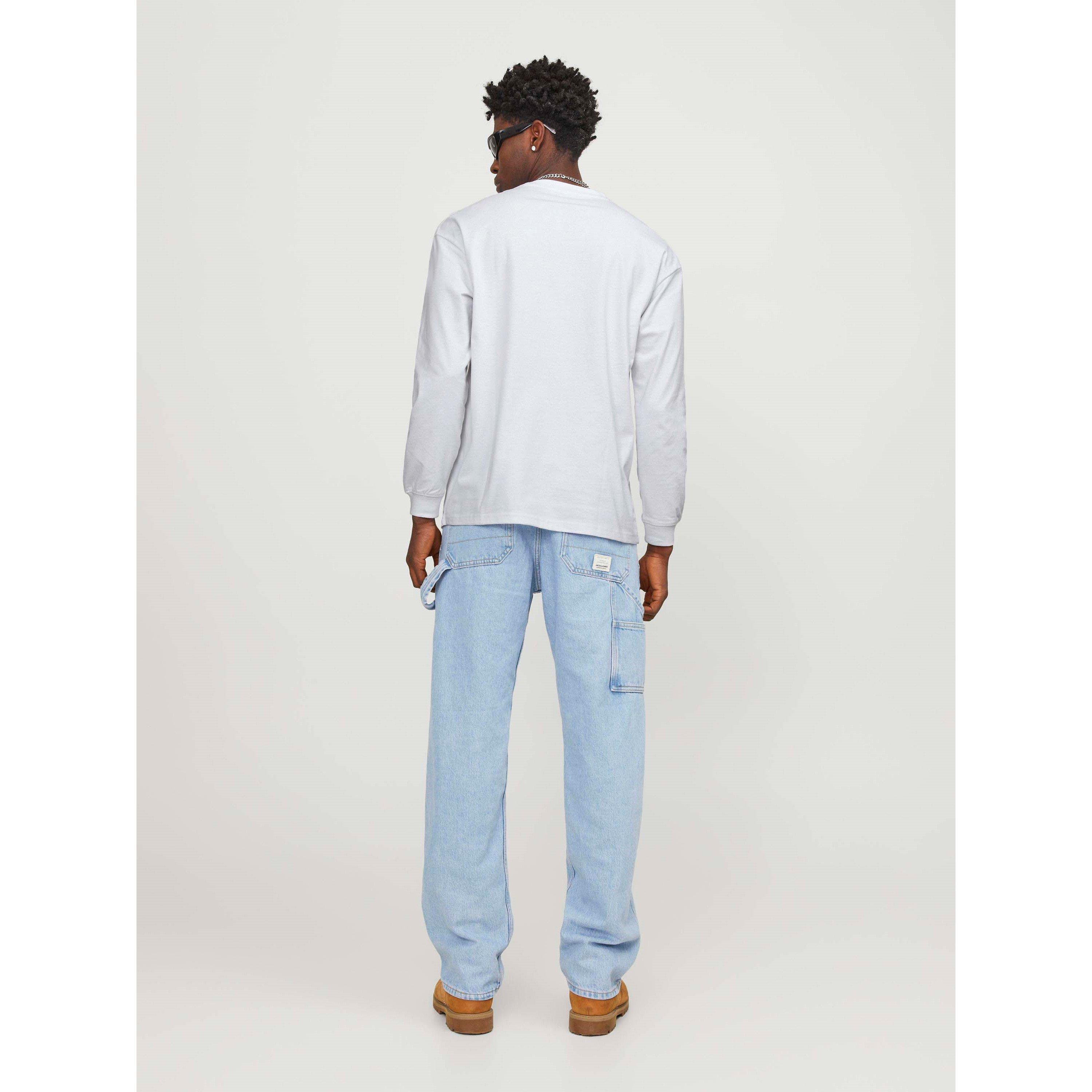 Blanc éclatant - Jack and Jones - Jack Ls T Crew Neck Sn99 - 3