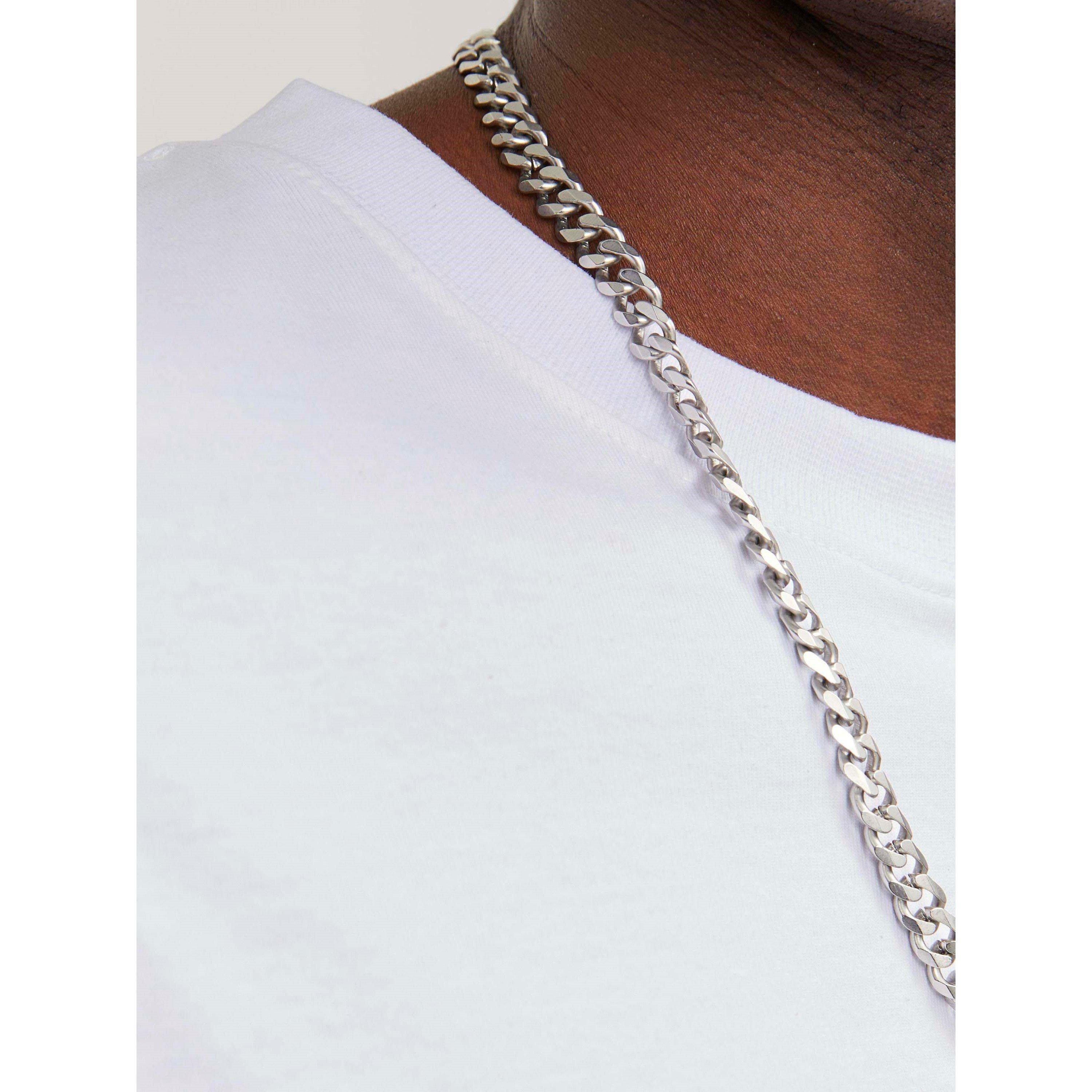 Blanc éclatant - Jack and Jones - Jack Ls T Crew Neck Sn99 - 5