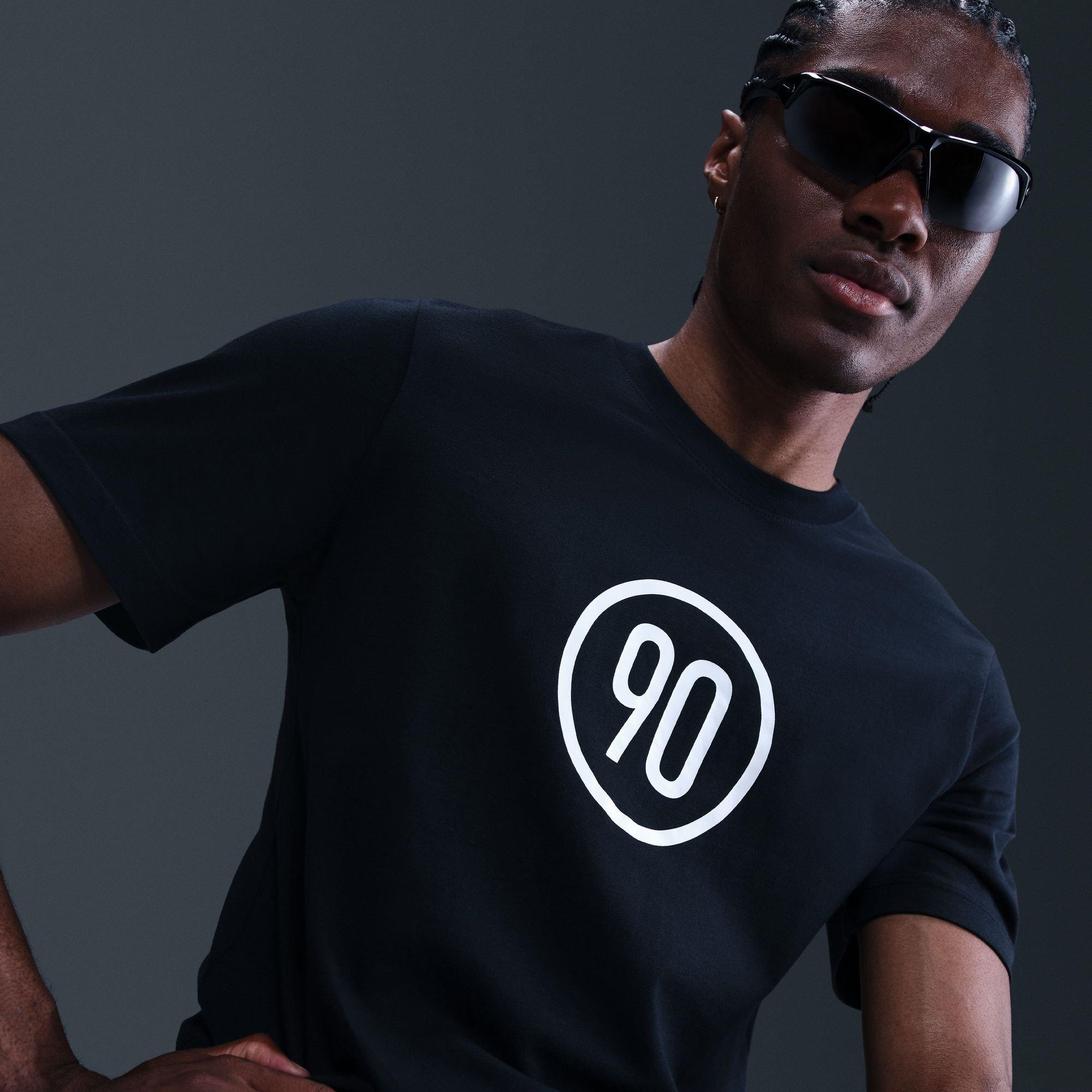 Black/White - Nike - T90 T-Shirt Mens - 10