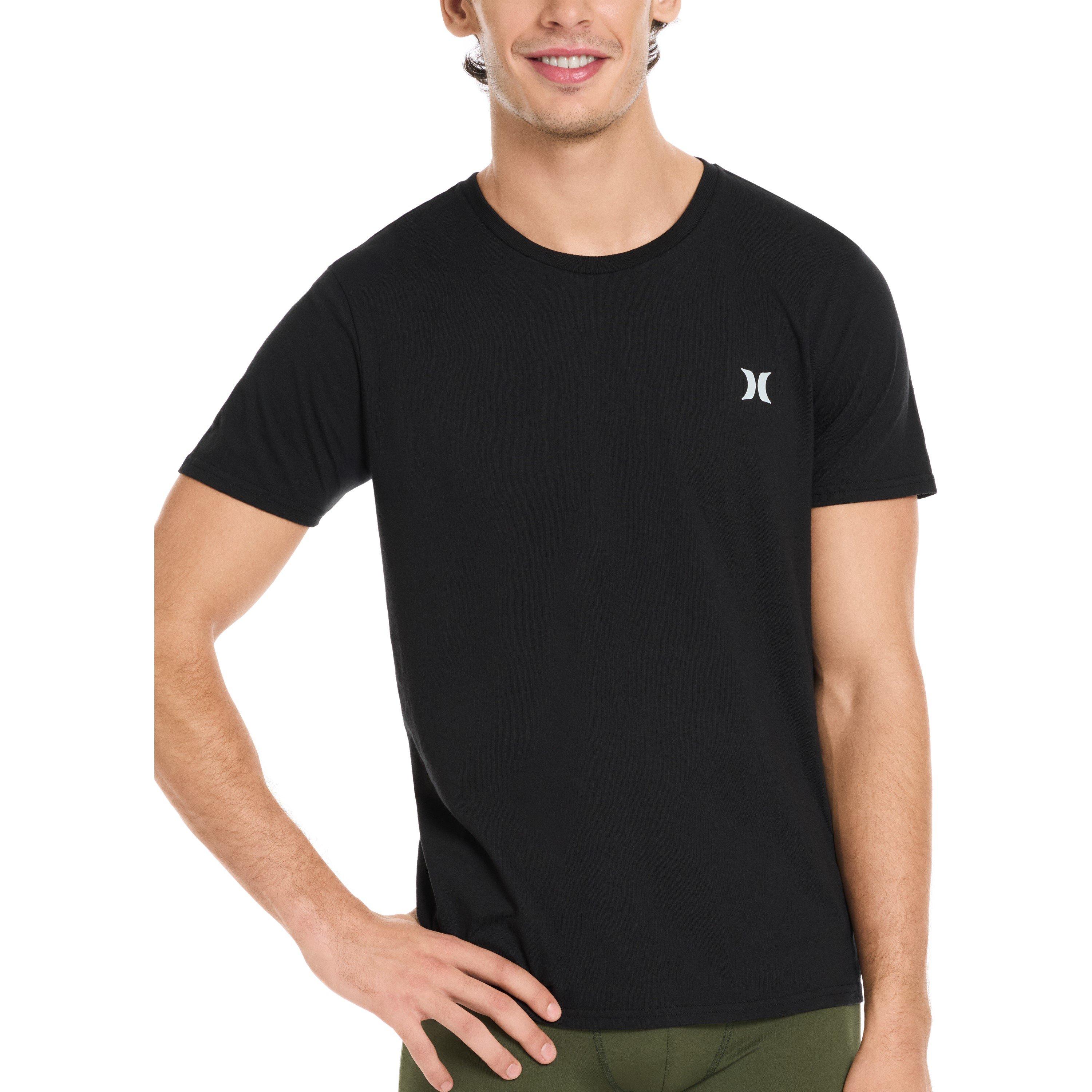 Schwarz Grau - Hurley - 2Pk Crew T-Shirts - 2